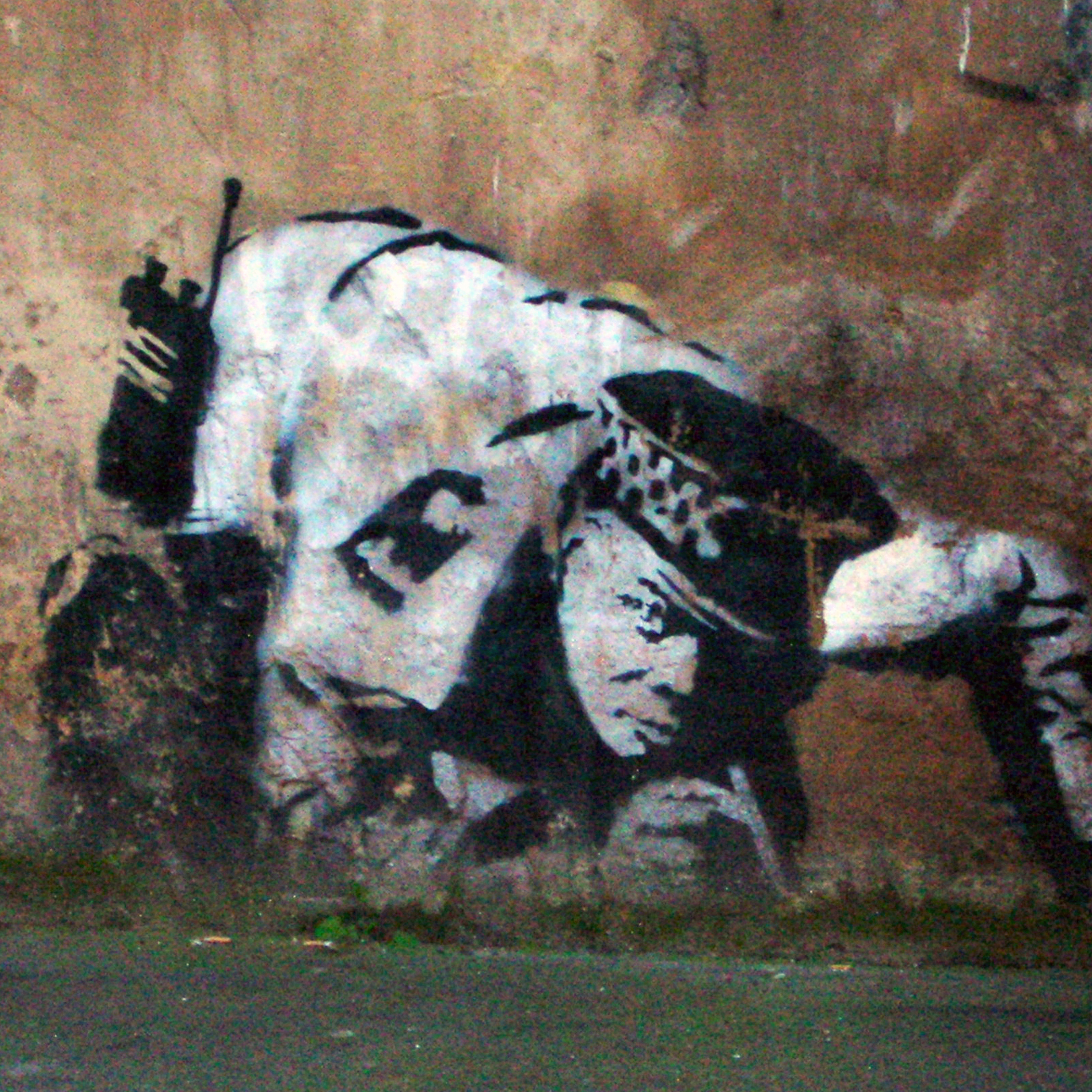 Banksy street art and graffiti artwork collage for the famous Banksy artworks guide