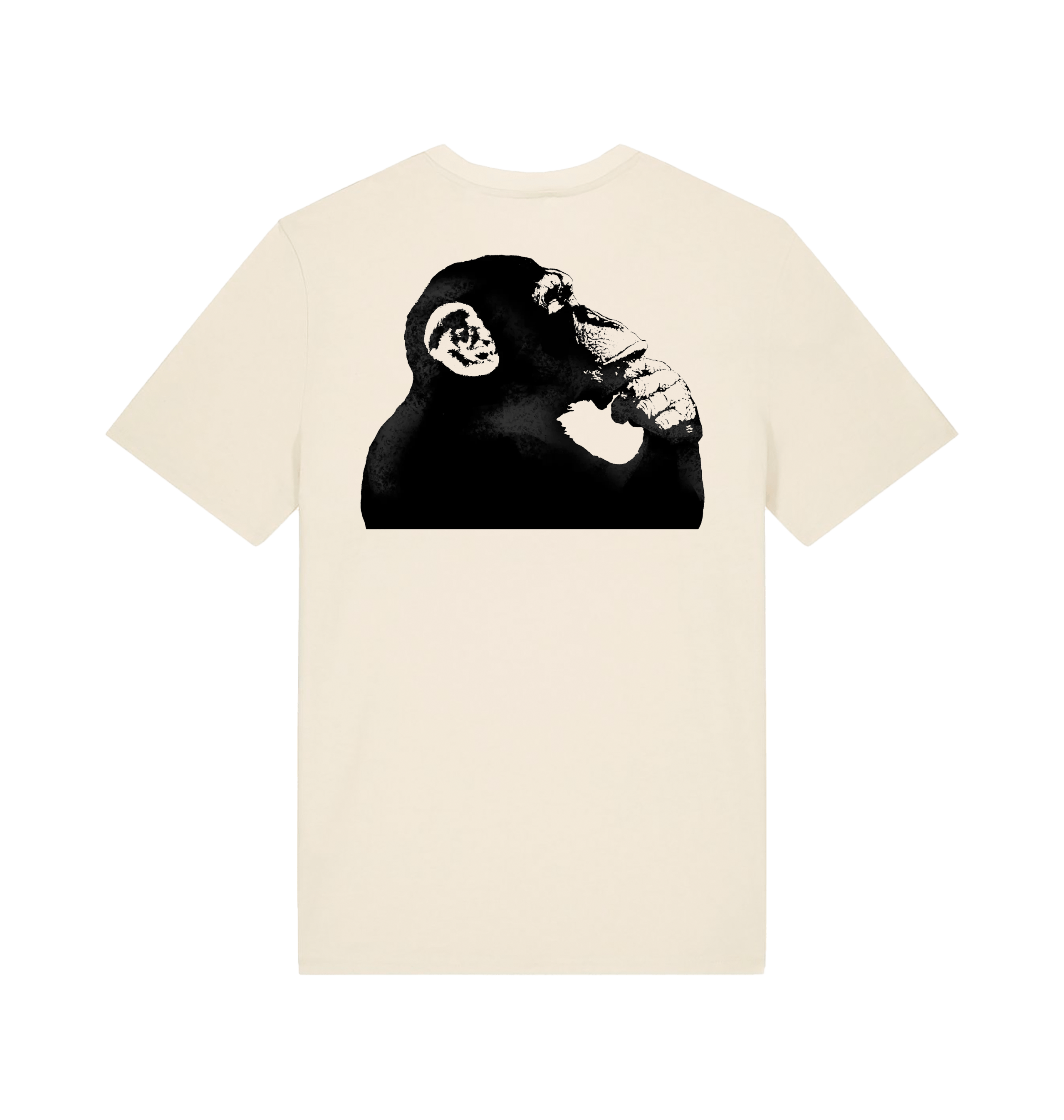 Natural Raw Printed T-shirt Back