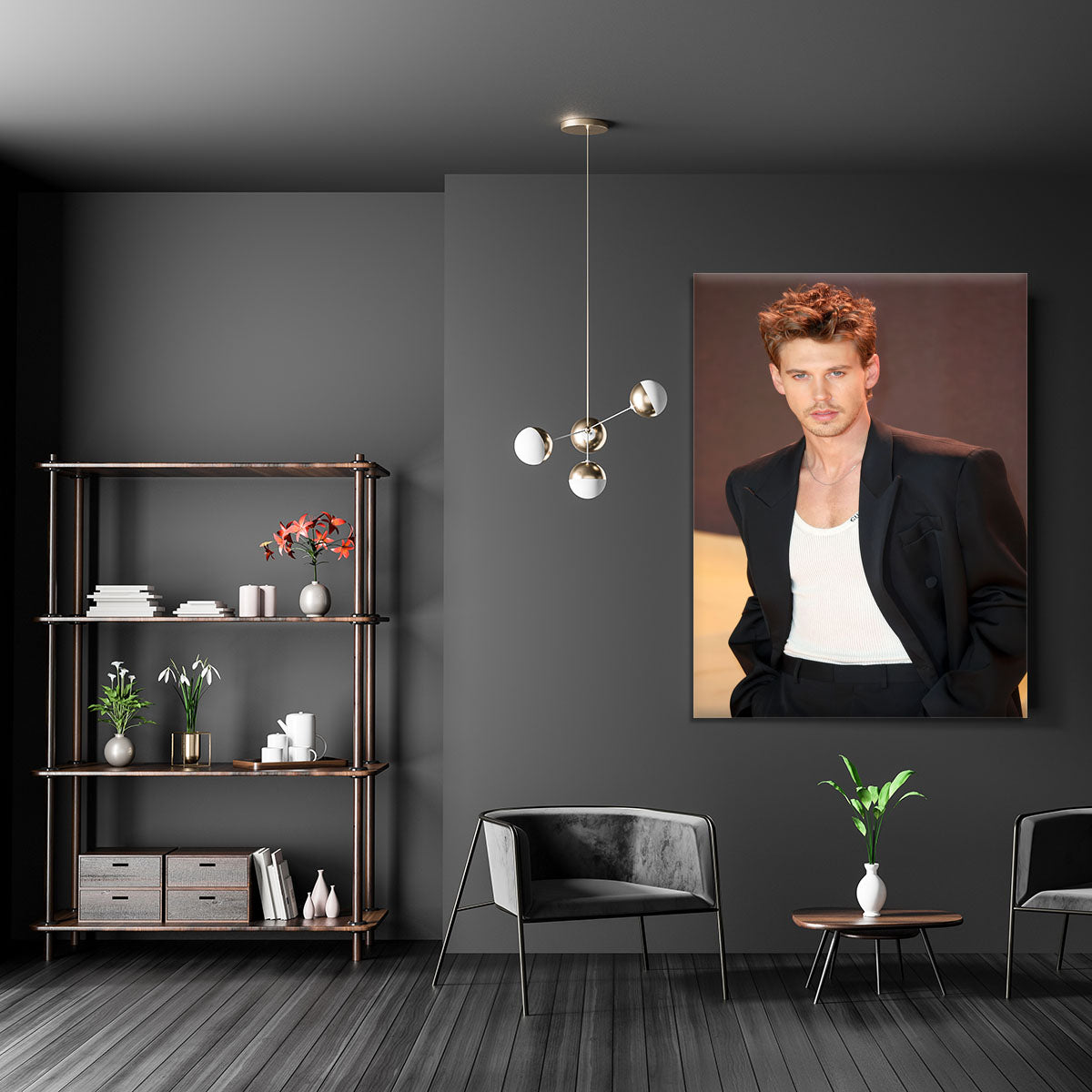 Austin Butler at the premiere of Dune part two Canvas Print or Poster - Canvas Art Rocks - 5