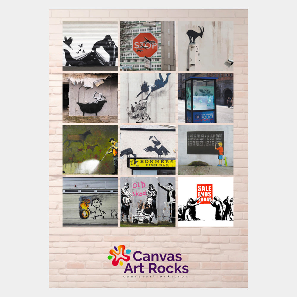 Banksy Large A3 2025 Wall Calendar | Canvas Art Rocks