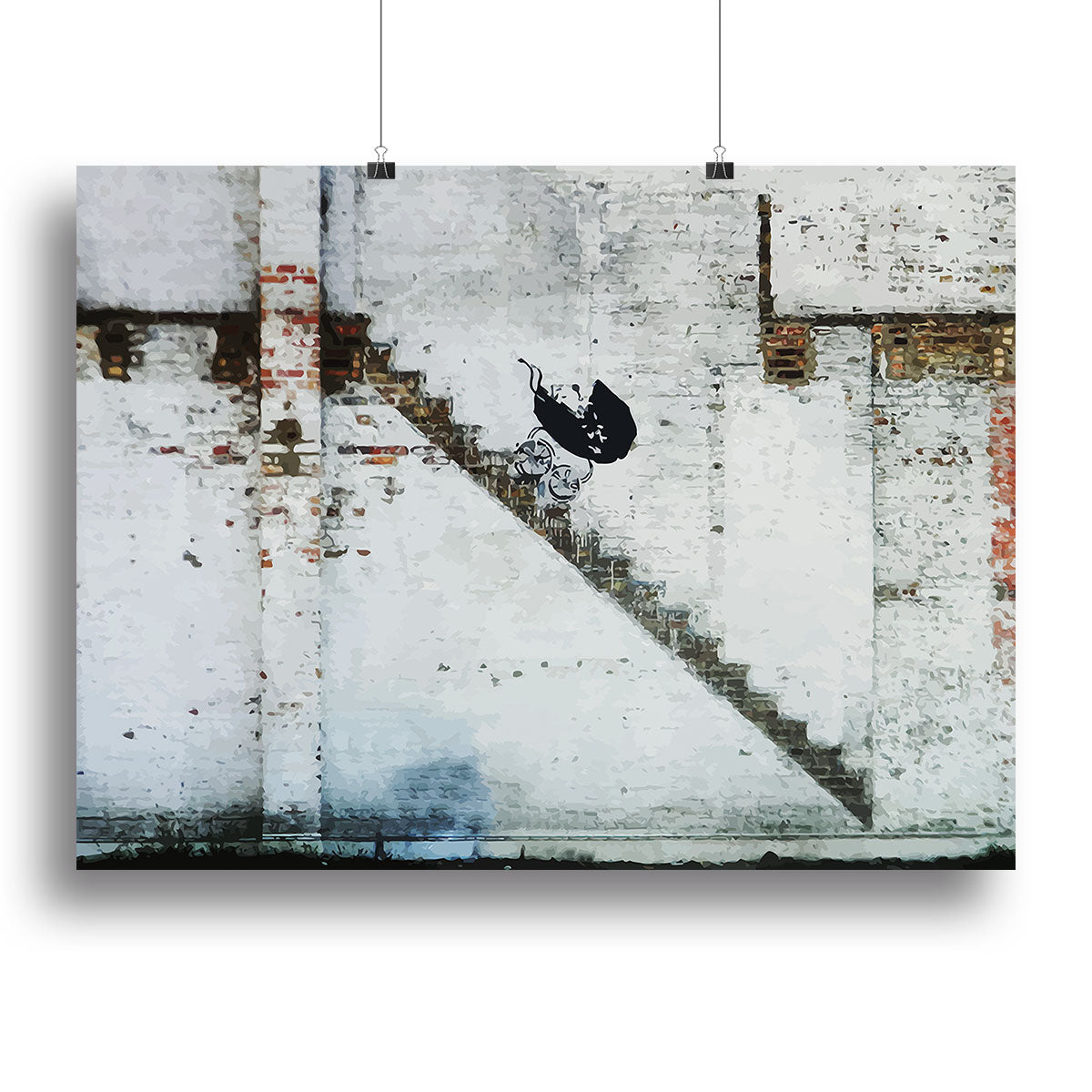 Banksy Baby Carriage Poster - Unframed