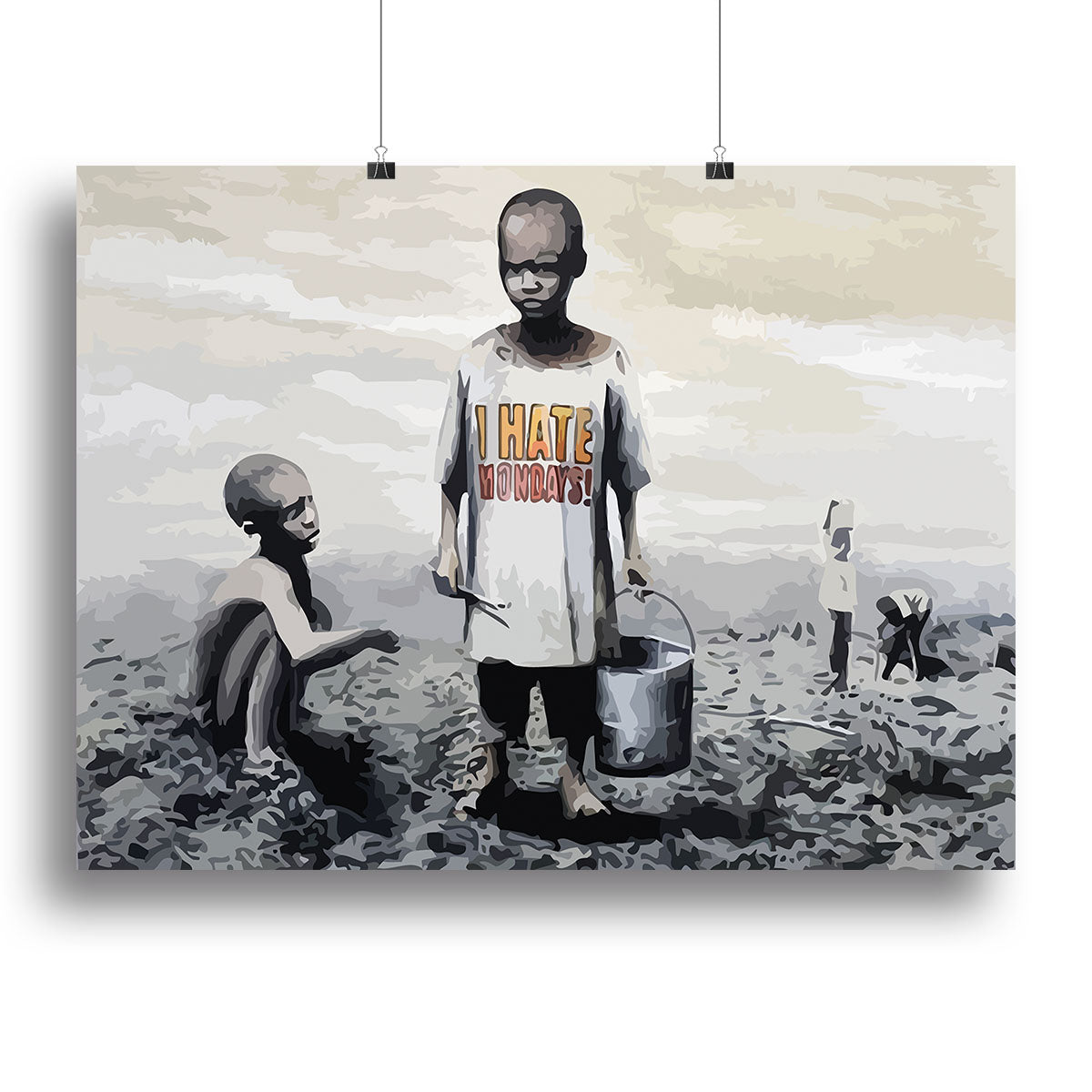 Banksy I Hate Monday Poster - Unframed