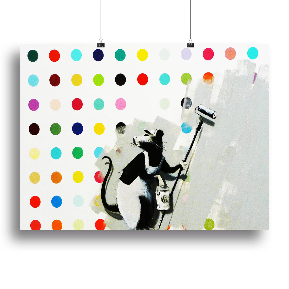 Banksy LSD Damien Hirst Poster - Unframed