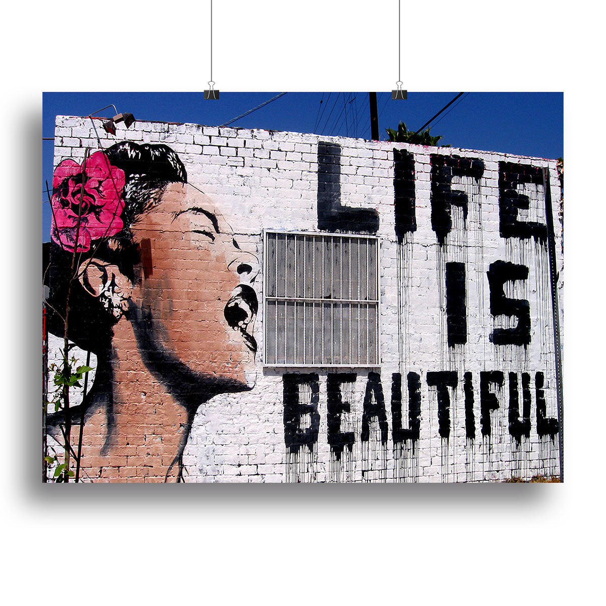 Banksy Life is Beautiful Poster - Unframed