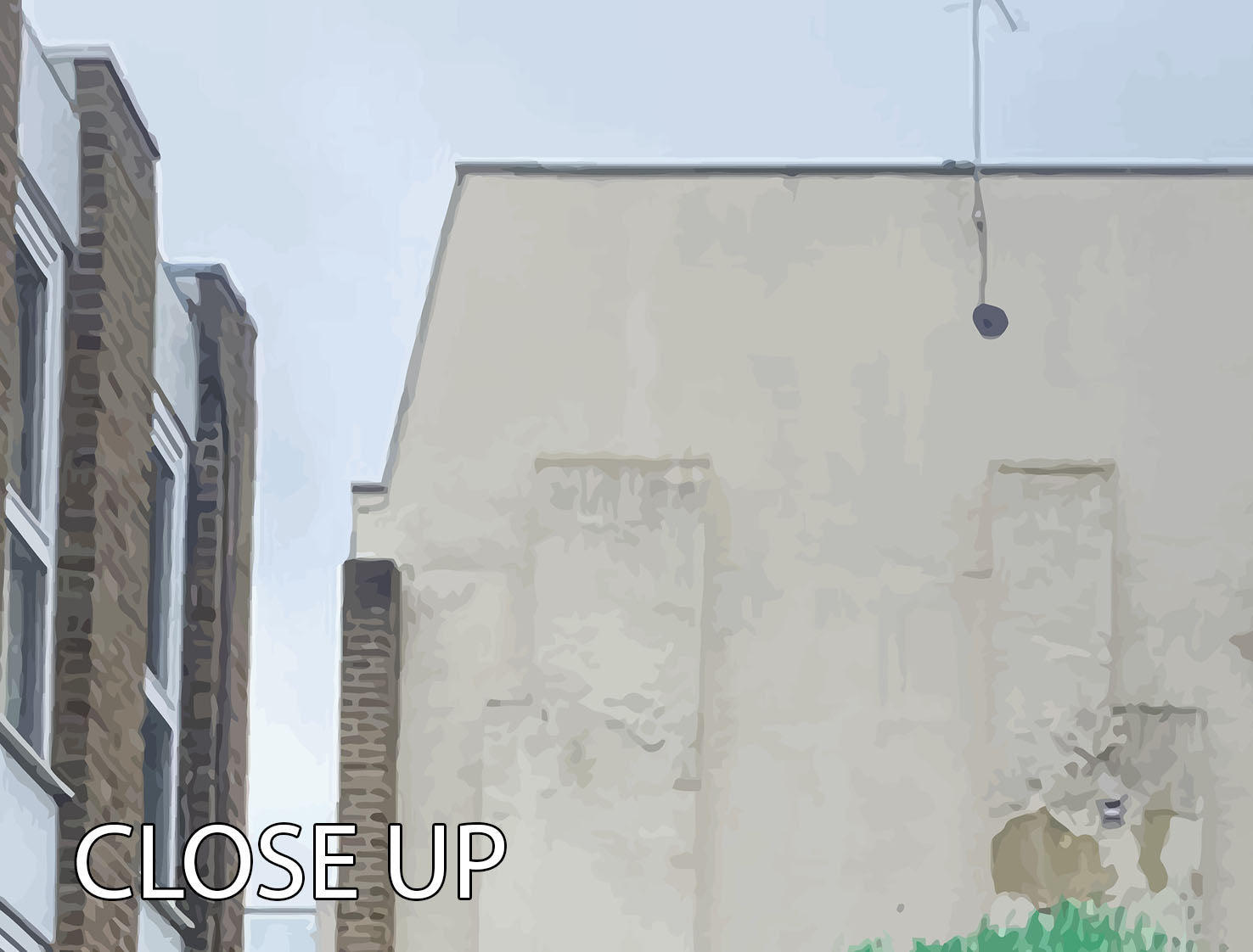 Banksy Tree Finsbury Park 3 Split Panel Canvas Print - Canvas Art Rocks - 3