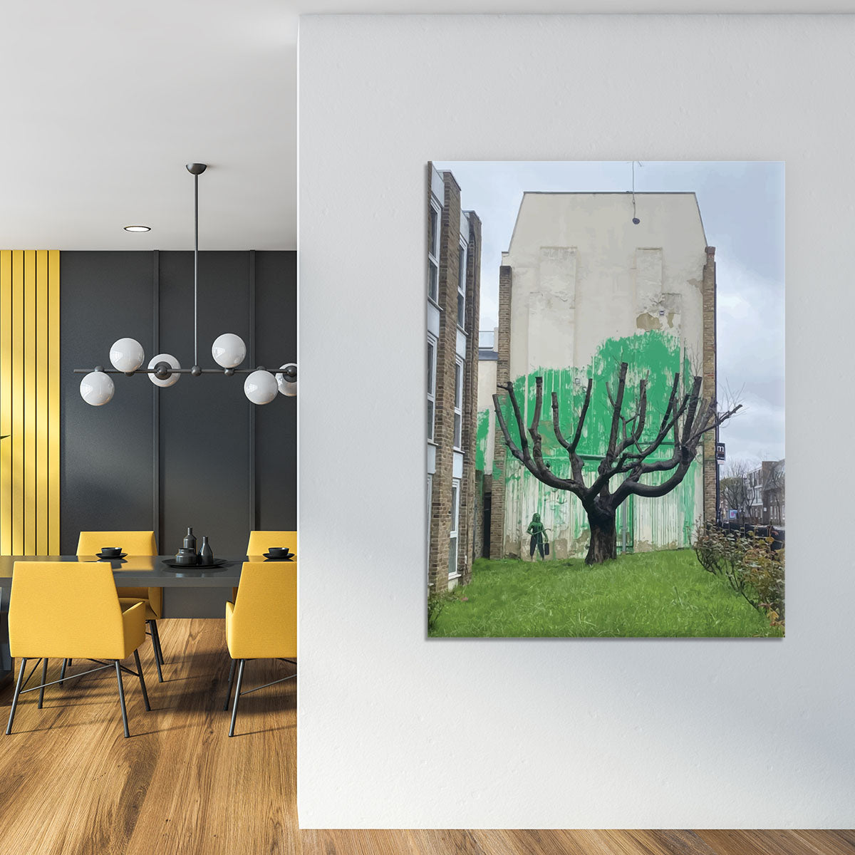 Banksy Tree Finsbury Park Canvas Print or Poster - Canvas Art Rocks - 4