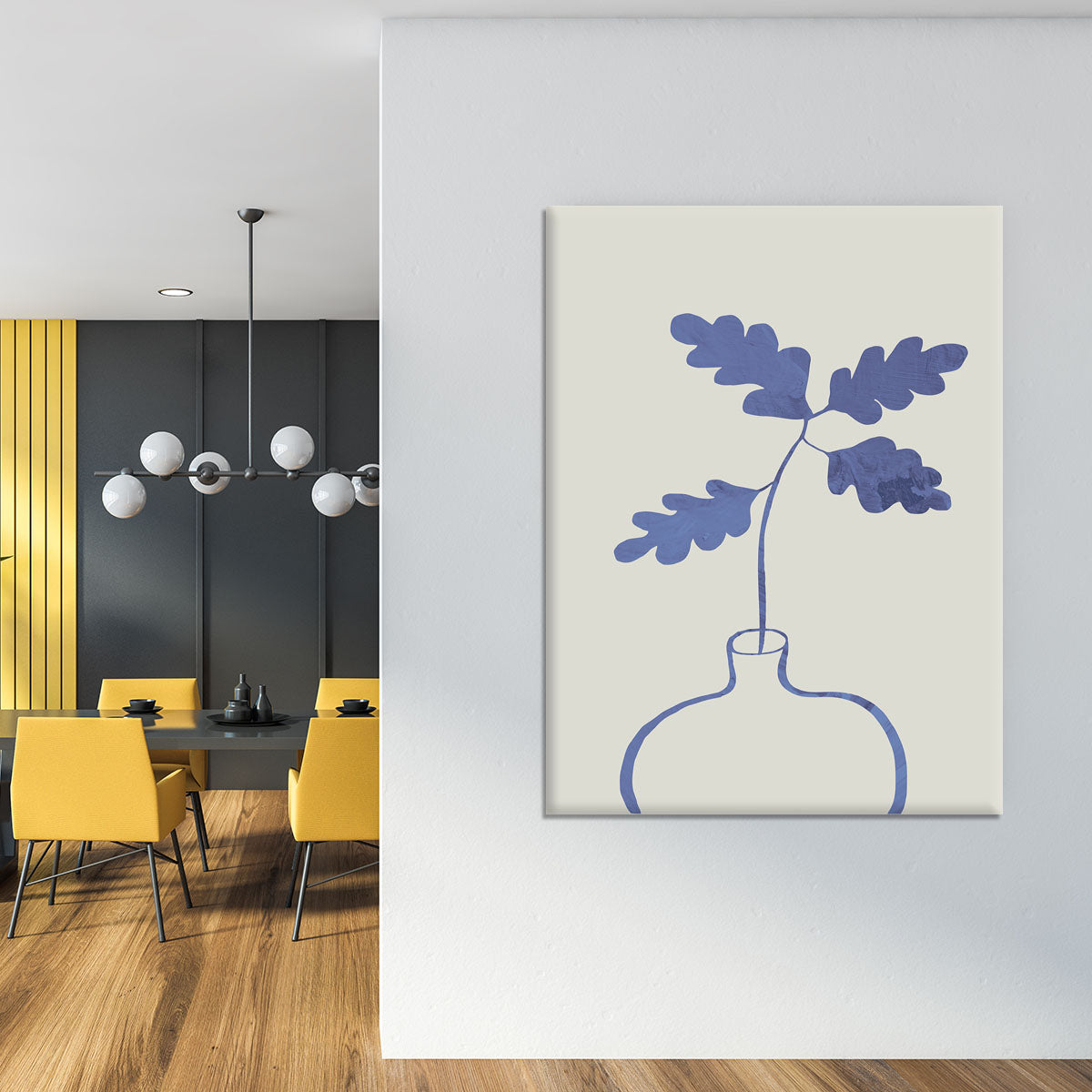 Blue Oak Plant Canvas Print or Poster - 1x - 4