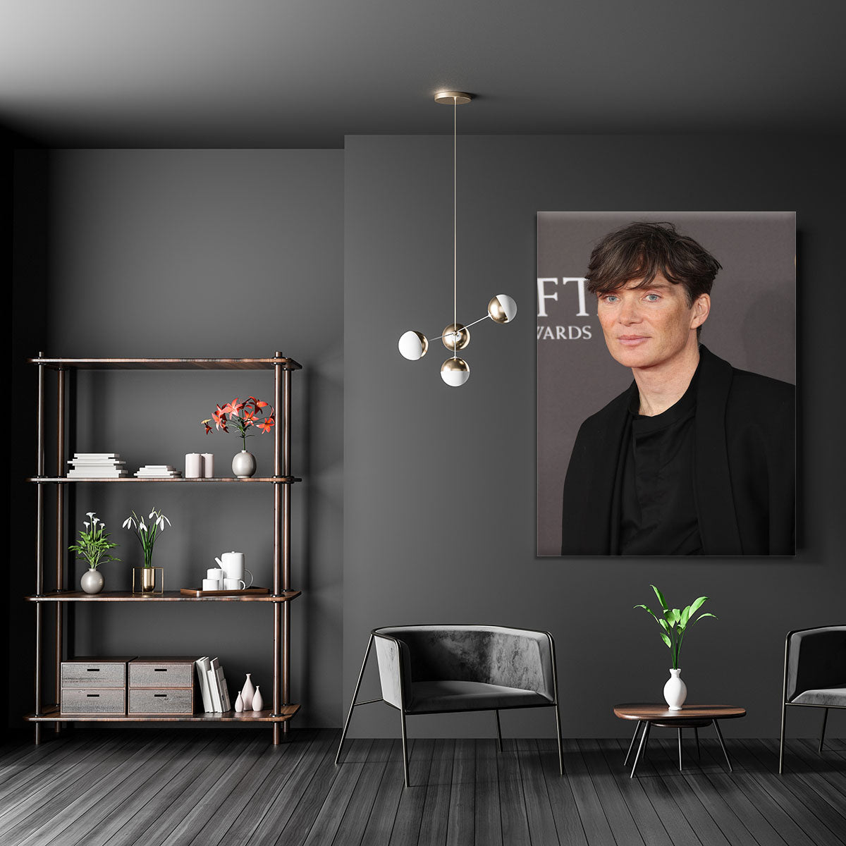 Cillian Murphy at the Baftas Canvas Print or Poster - Canvas Art Rocks - 5