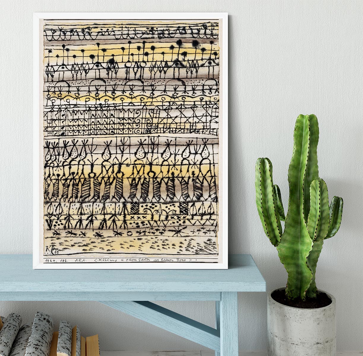 Cooling in a hot zone garden 1924 No.1 Framed Print - Canvas Art Rocks -6