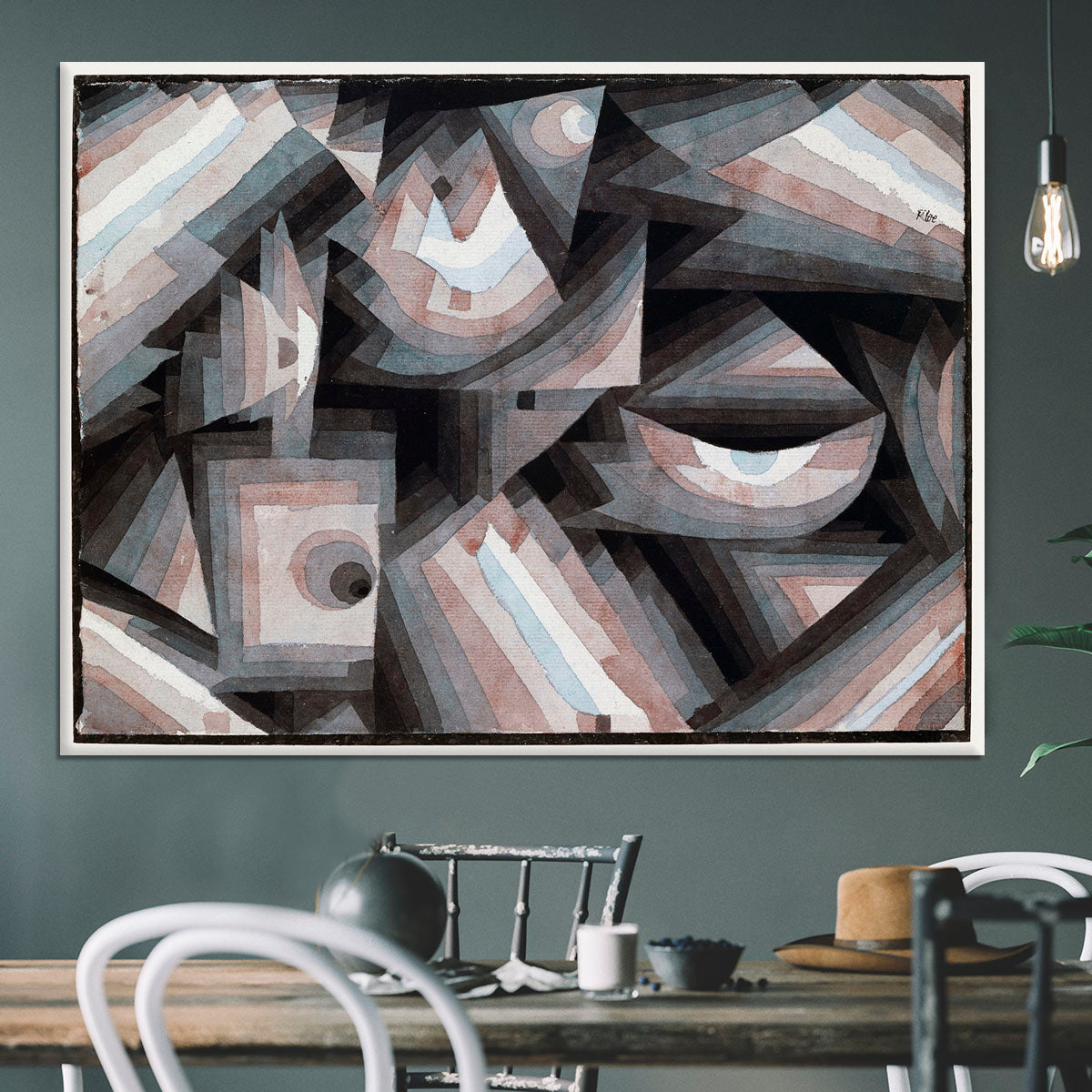 Crystal Gradation 1921 No.1 Canvas Print or Poster - Canvas Art Rocks - 3