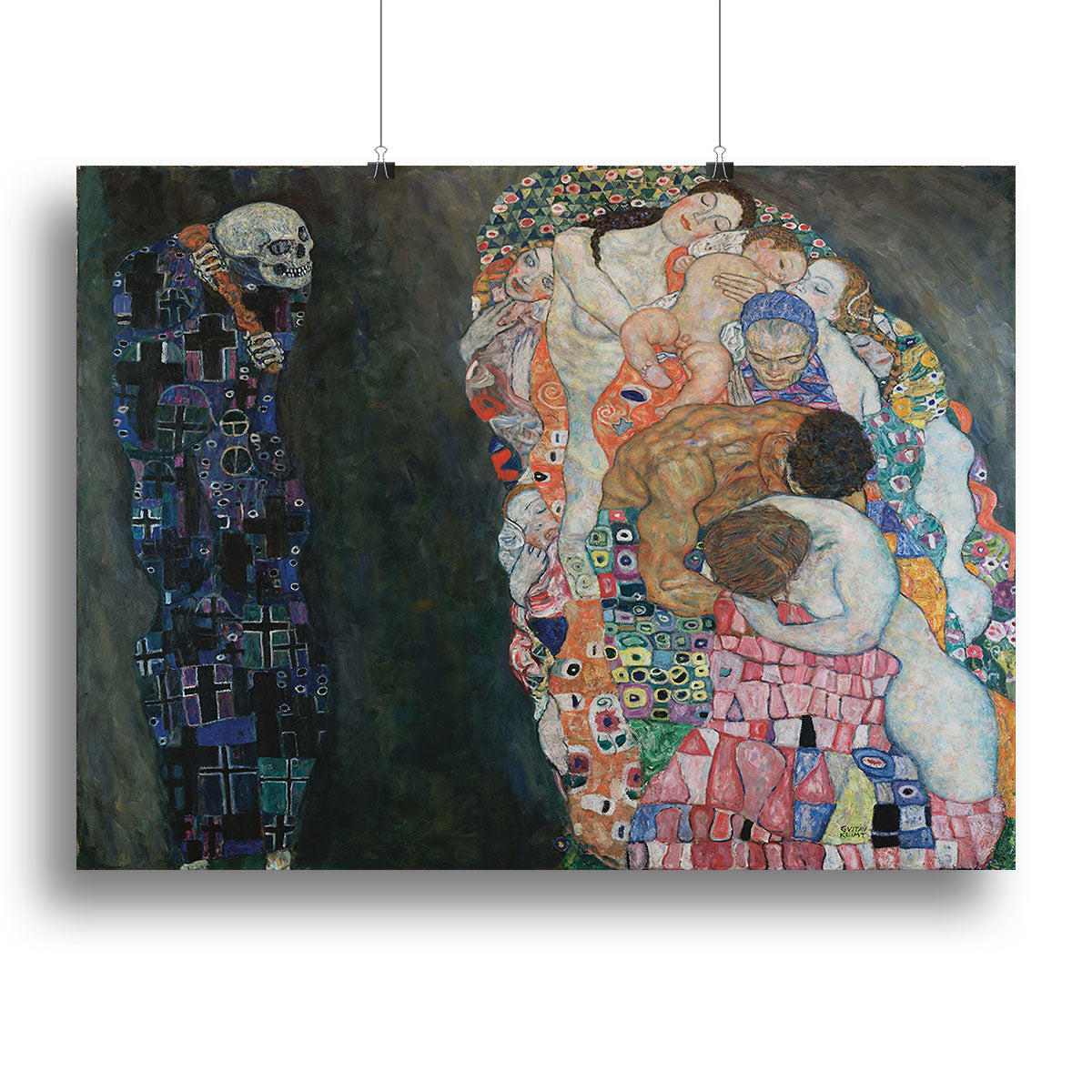 Death and Life by Klimt 2 Poster - Unframed