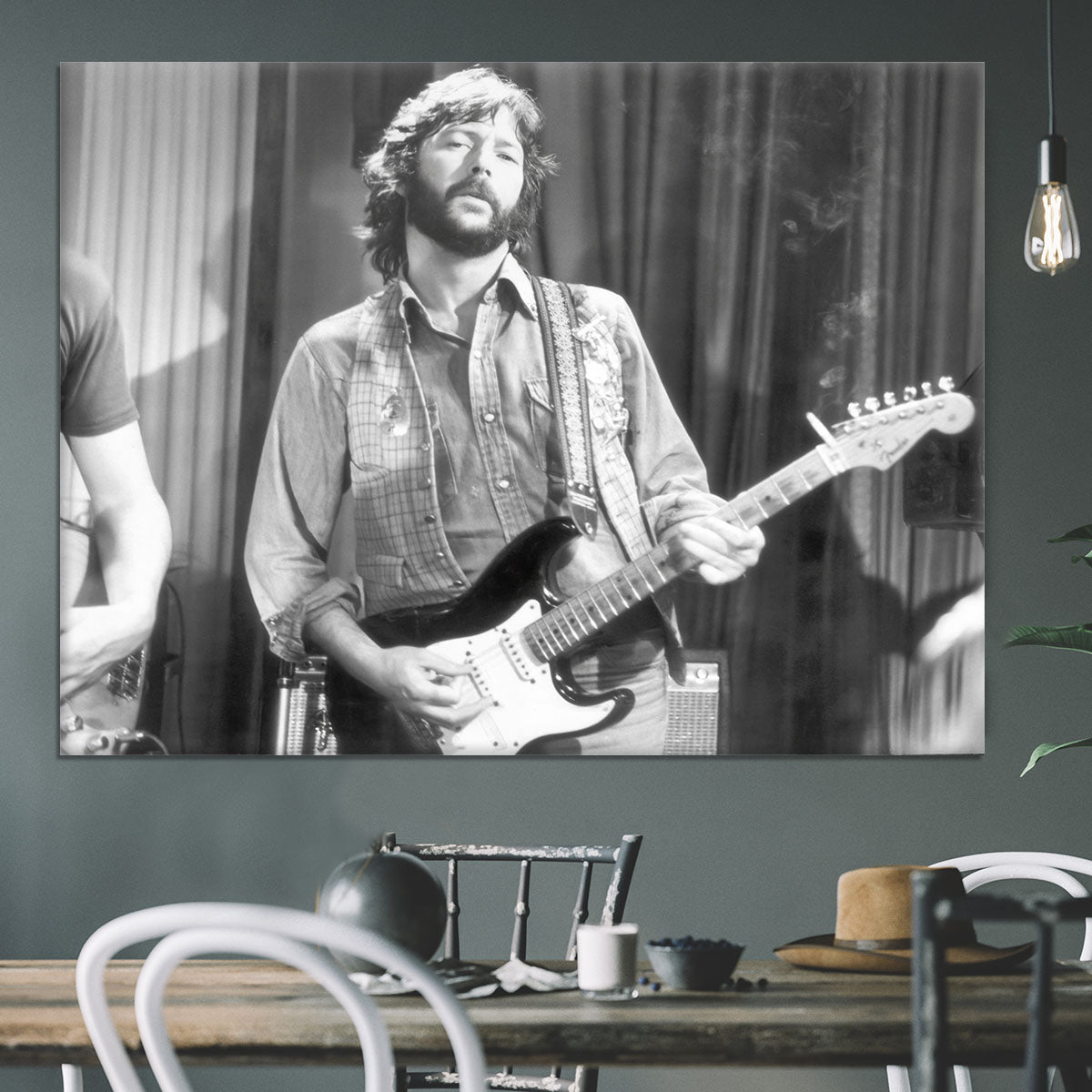 Eric Clapton in 1978 Canvas Print or Poster - Canvas Art Rocks - 3