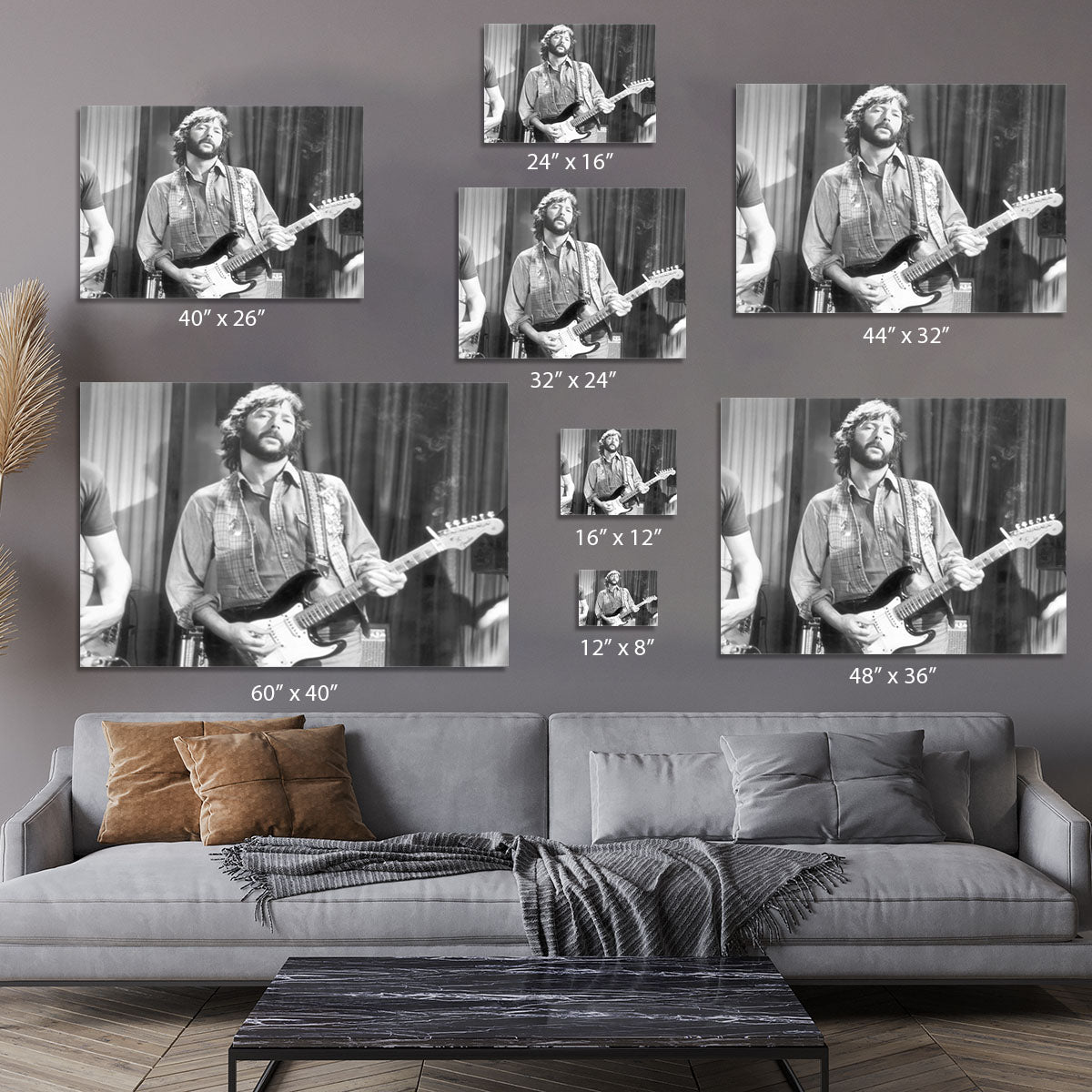 Eric Clapton in 1978 Canvas Print or Poster - Canvas Art Rocks - 7