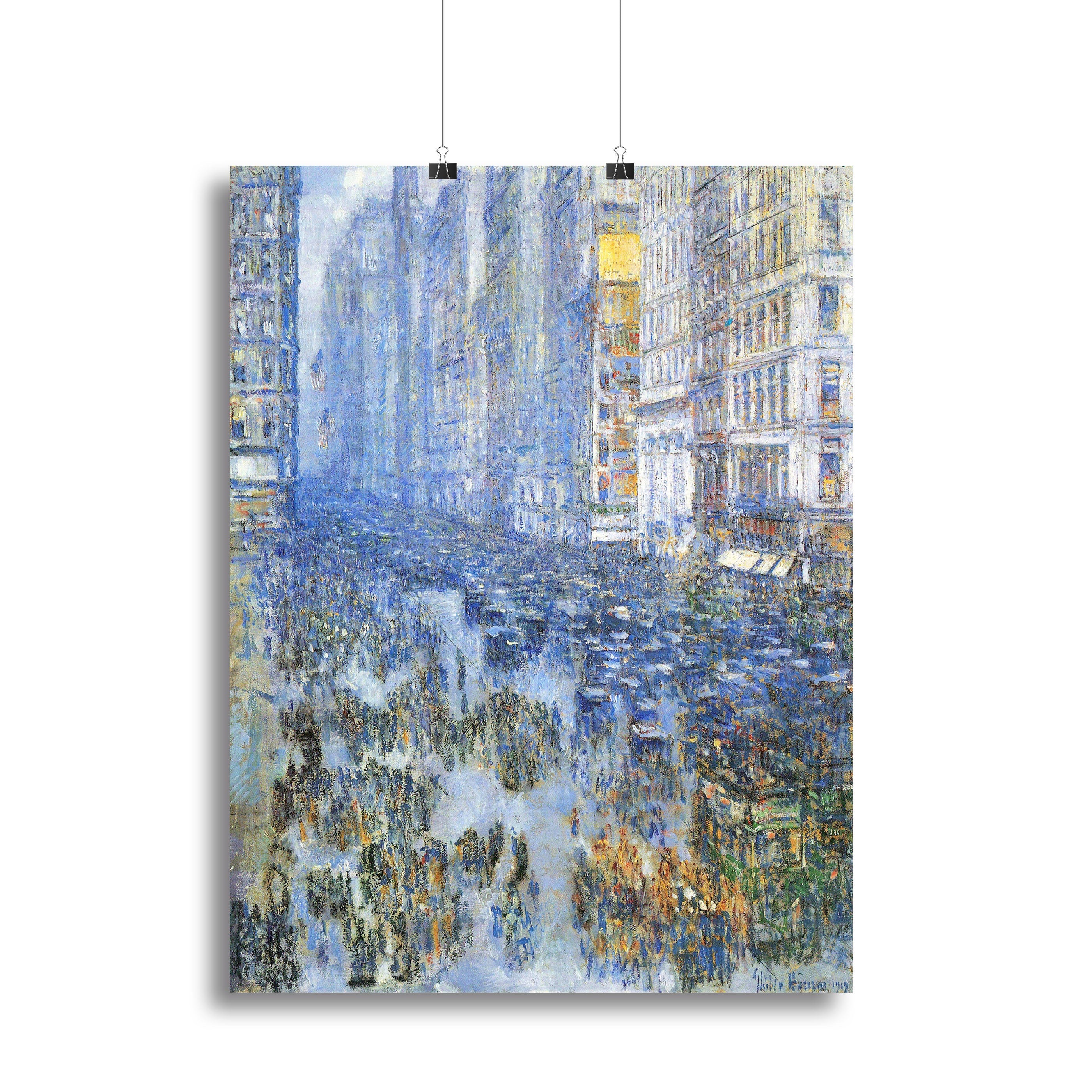 Fifth Avenue by Hassam Poster - Unframed