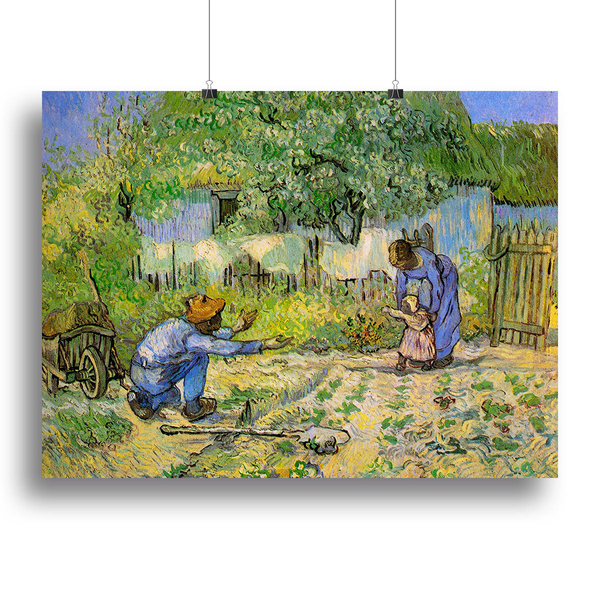 First Steps by Van Gogh Poster - Unframed