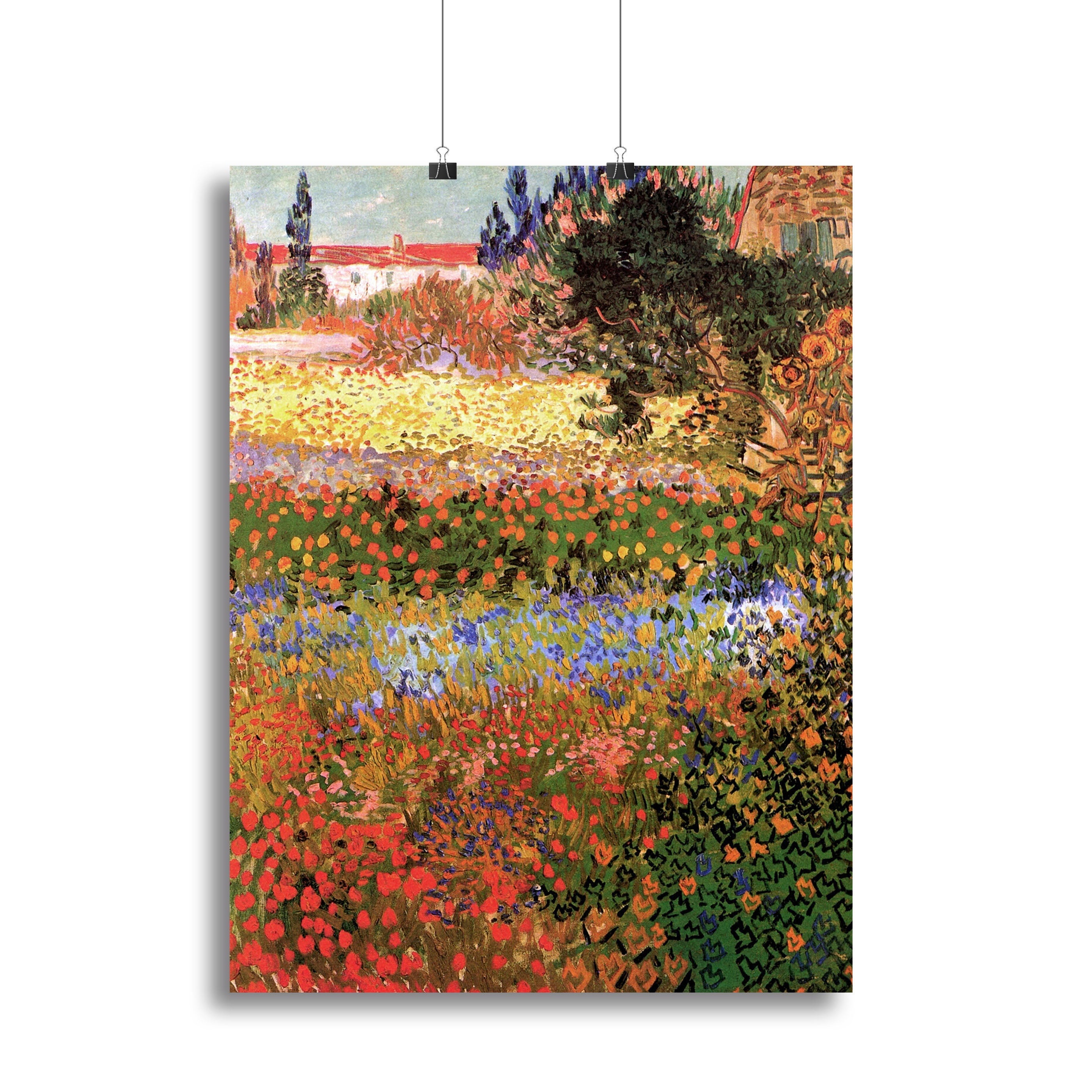 Flowering Garden by Van Gogh Poster - Unframed