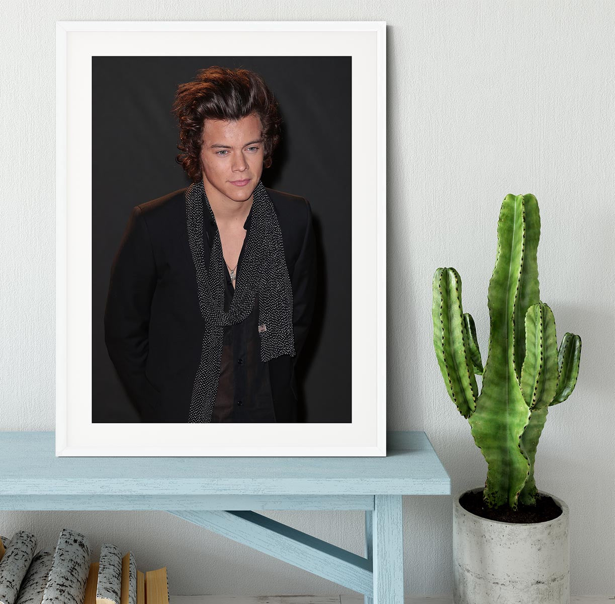 Harry Styles at the British Fashion Awards Framed Print - Canvas Art Rocks - 5