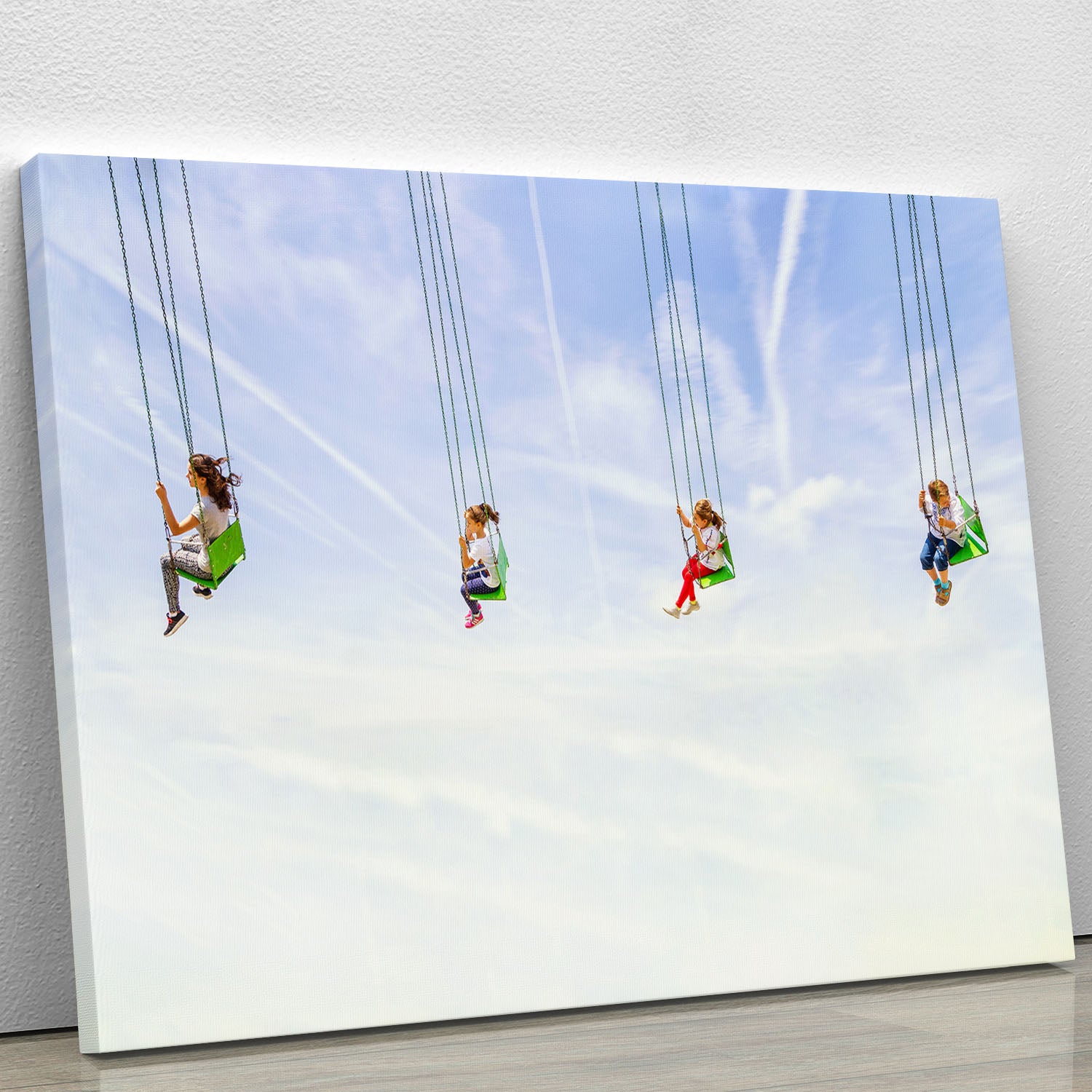 Heads in the clouds! Canvas Print or Poster - 1x - 1
