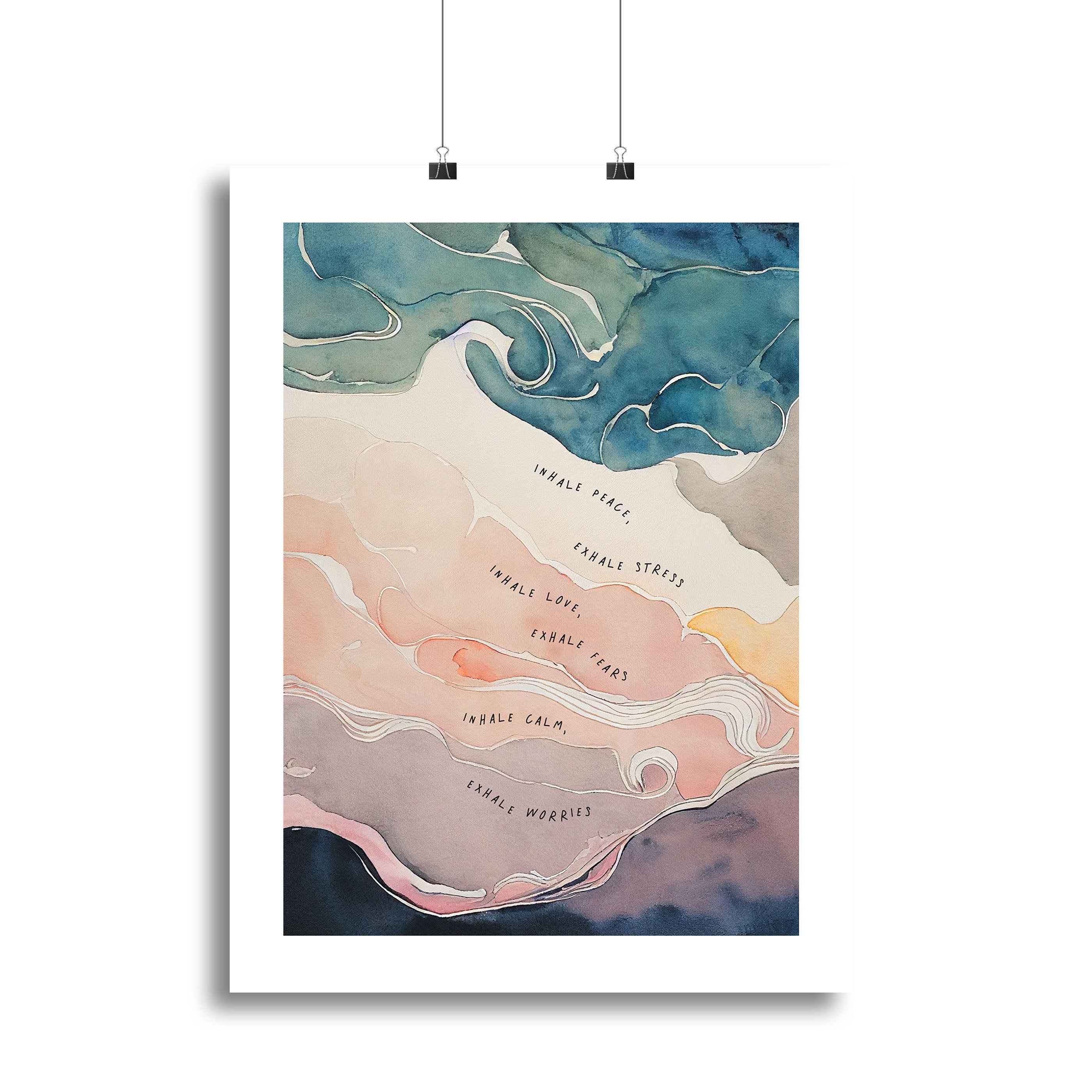 Inhale Sequence Canvas Print or Poster - Canvas Art Rocks - 2