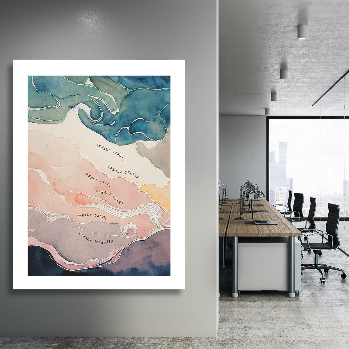 Inhale Sequence Canvas Print or Poster - Canvas Art Rocks - 3