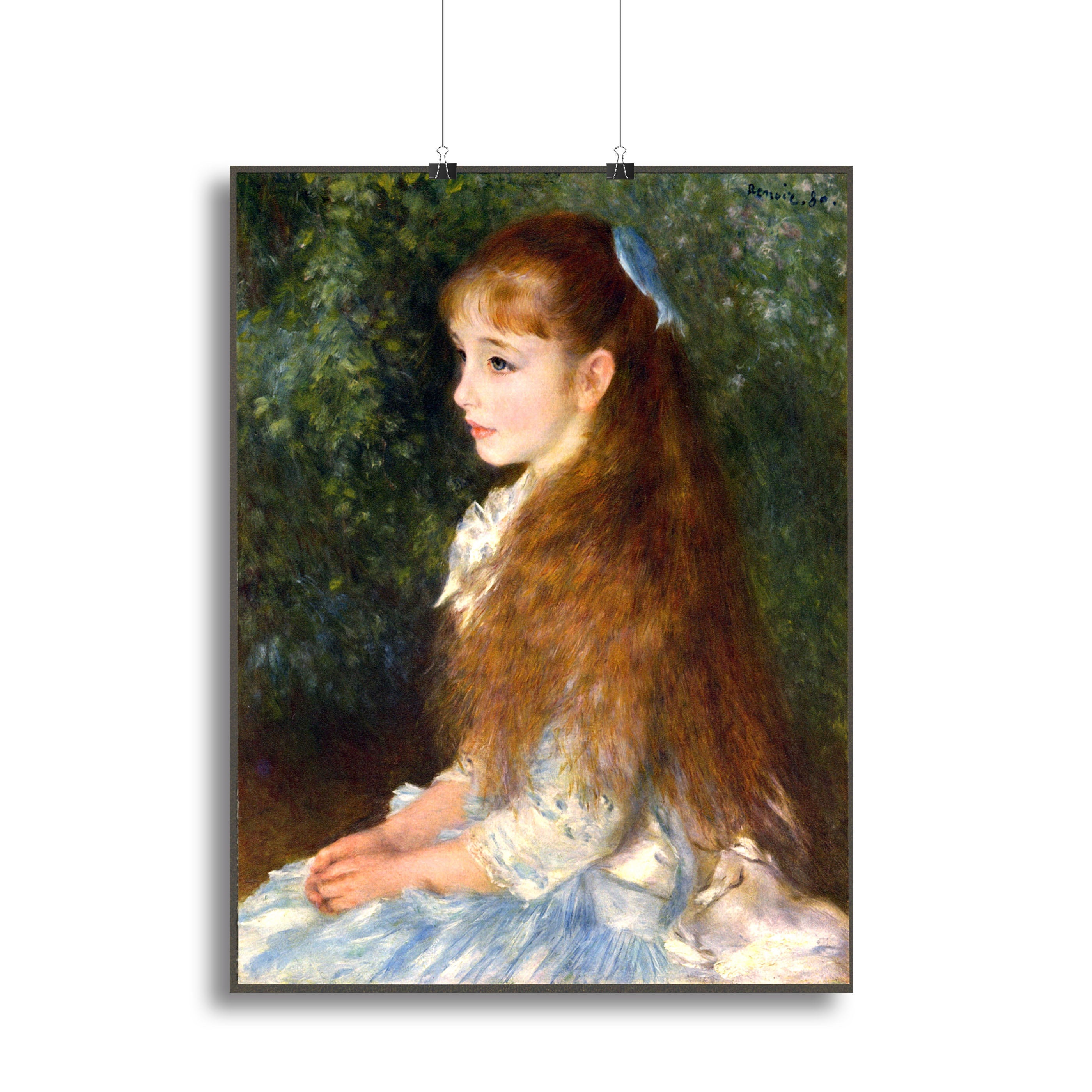 Irene Cahen d Anvers by Renoir Poster - Unframed