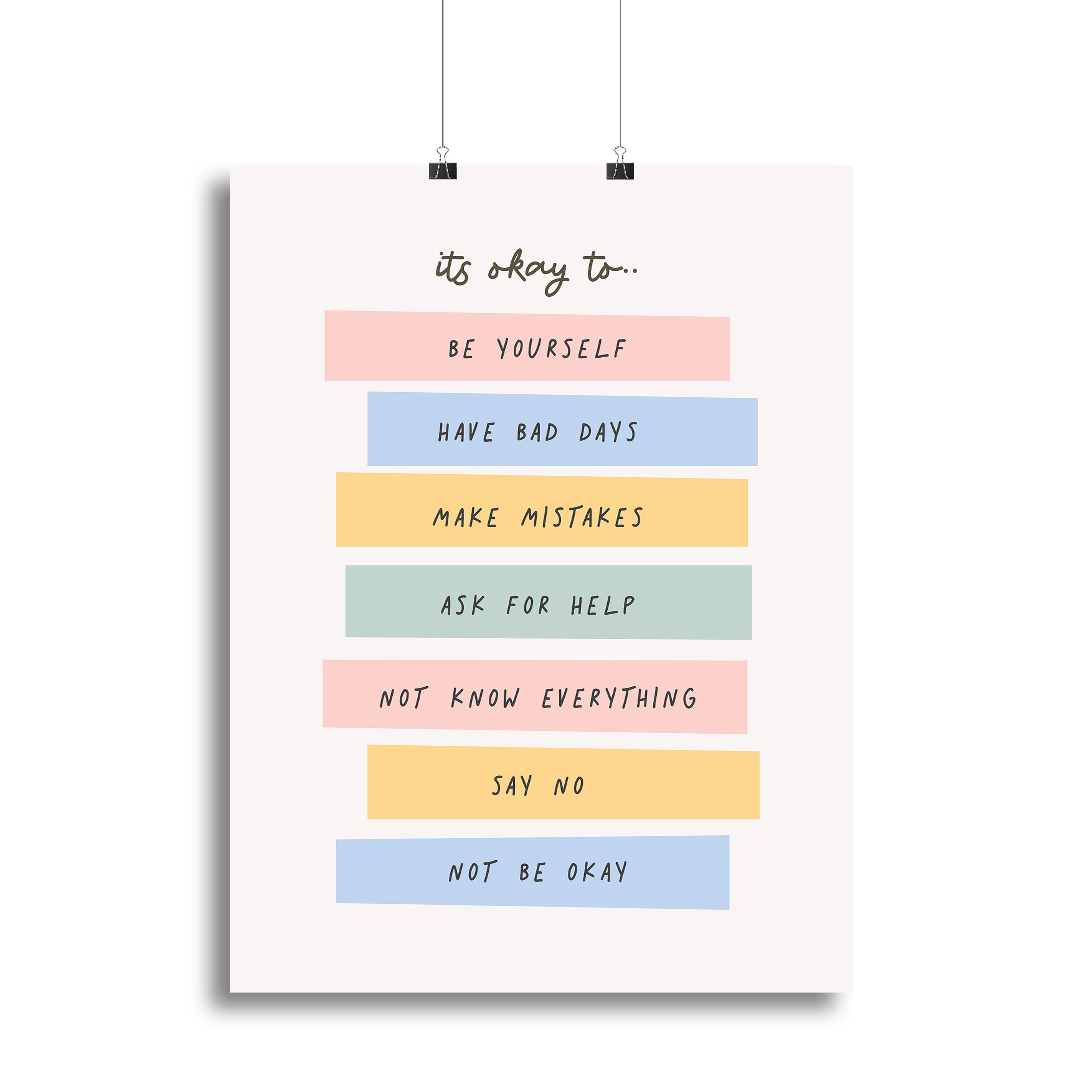 Its Okay To Canvas Print or Poster - Canvas Art Rocks - 2