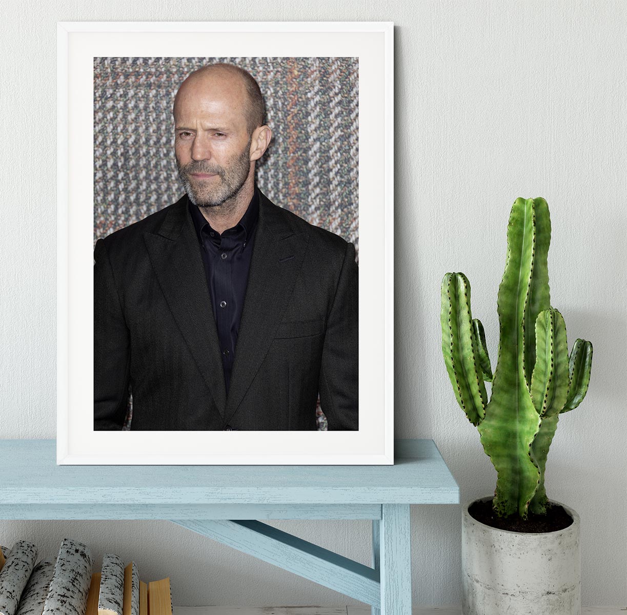 Jason Statham at The Gentleman UK TV Premiere Framed Print - Canvas Art Rocks - 5