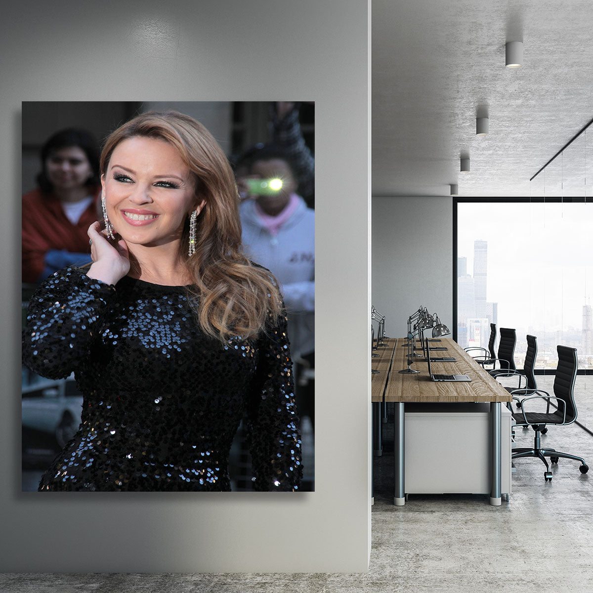 Kylie Minogue at a premiere 2012 Canvas Print or Poster - Canvas Art Rocks - 3