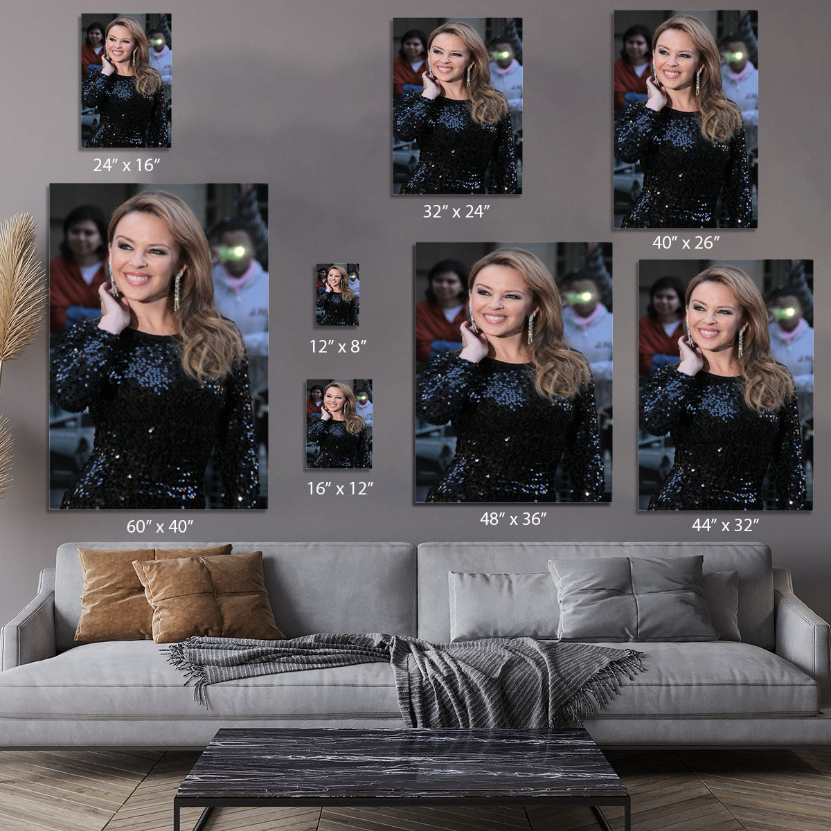 Kylie Minogue at a premiere 2012 Canvas Print or Poster - Canvas Art Rocks - 7