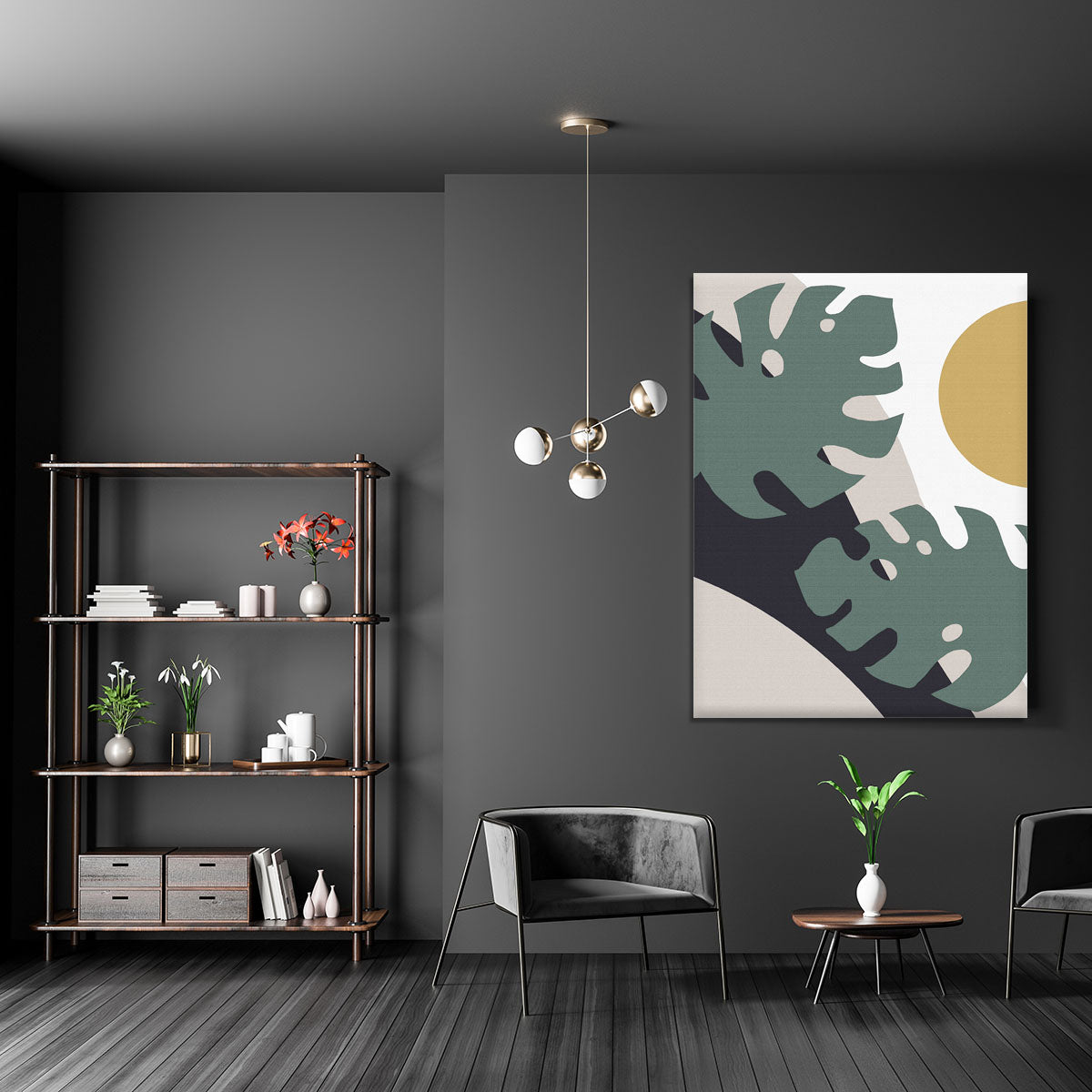 Leaf And Sun Canvas Print or Poster - 1x - 5