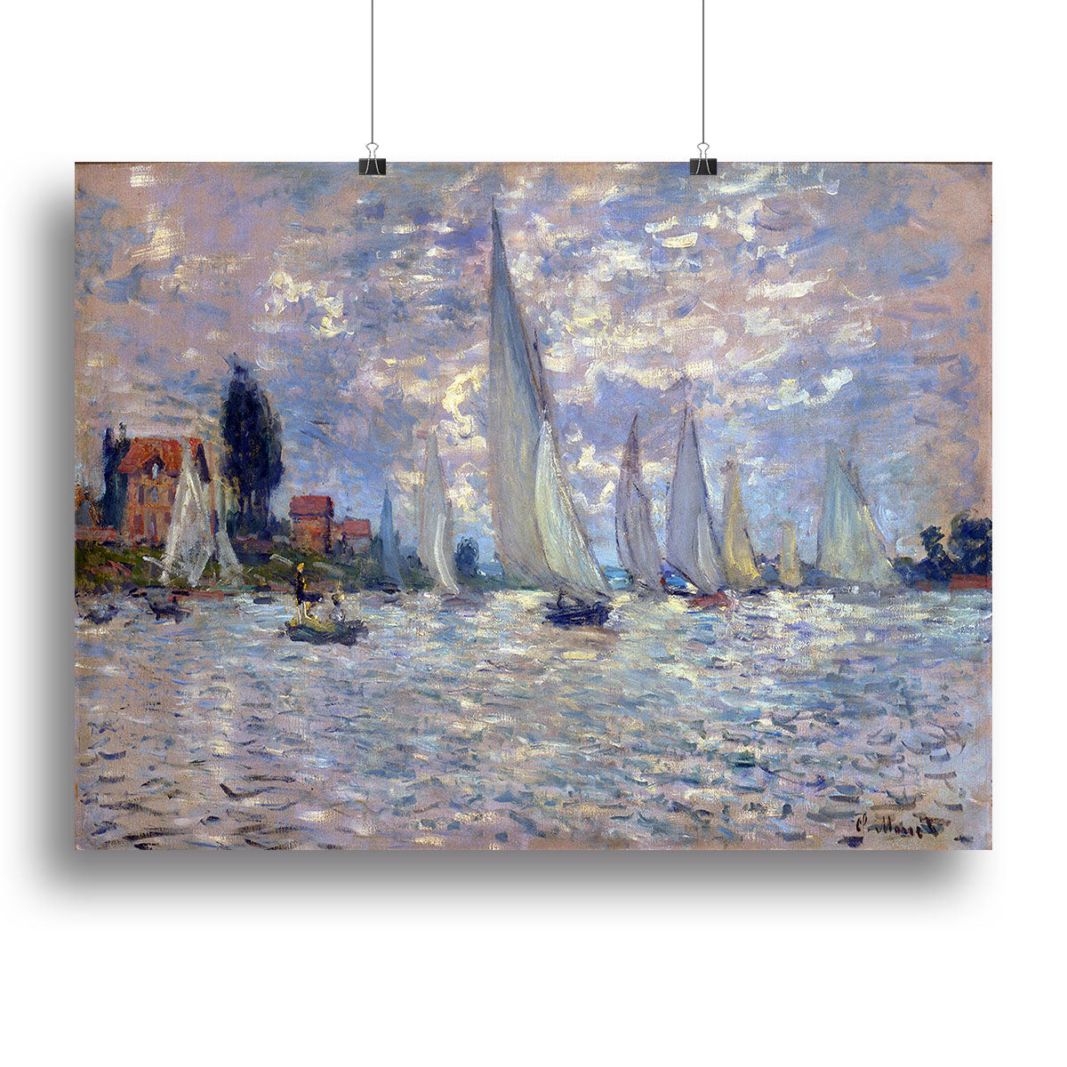 Les Barques by Monet Poster - Unframed