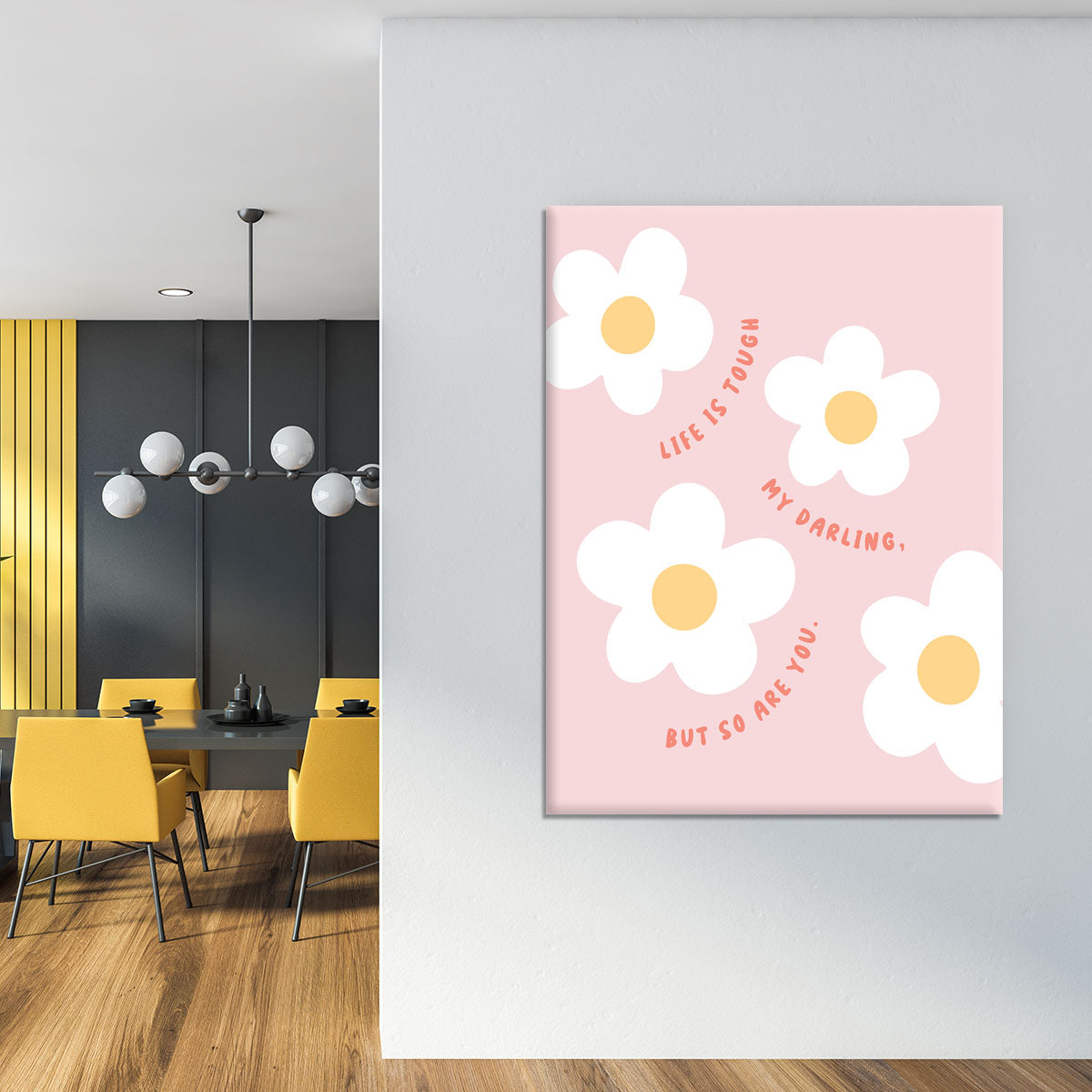 Life Is Tough Canvas Print or Poster - Canvas Art Rocks - 4