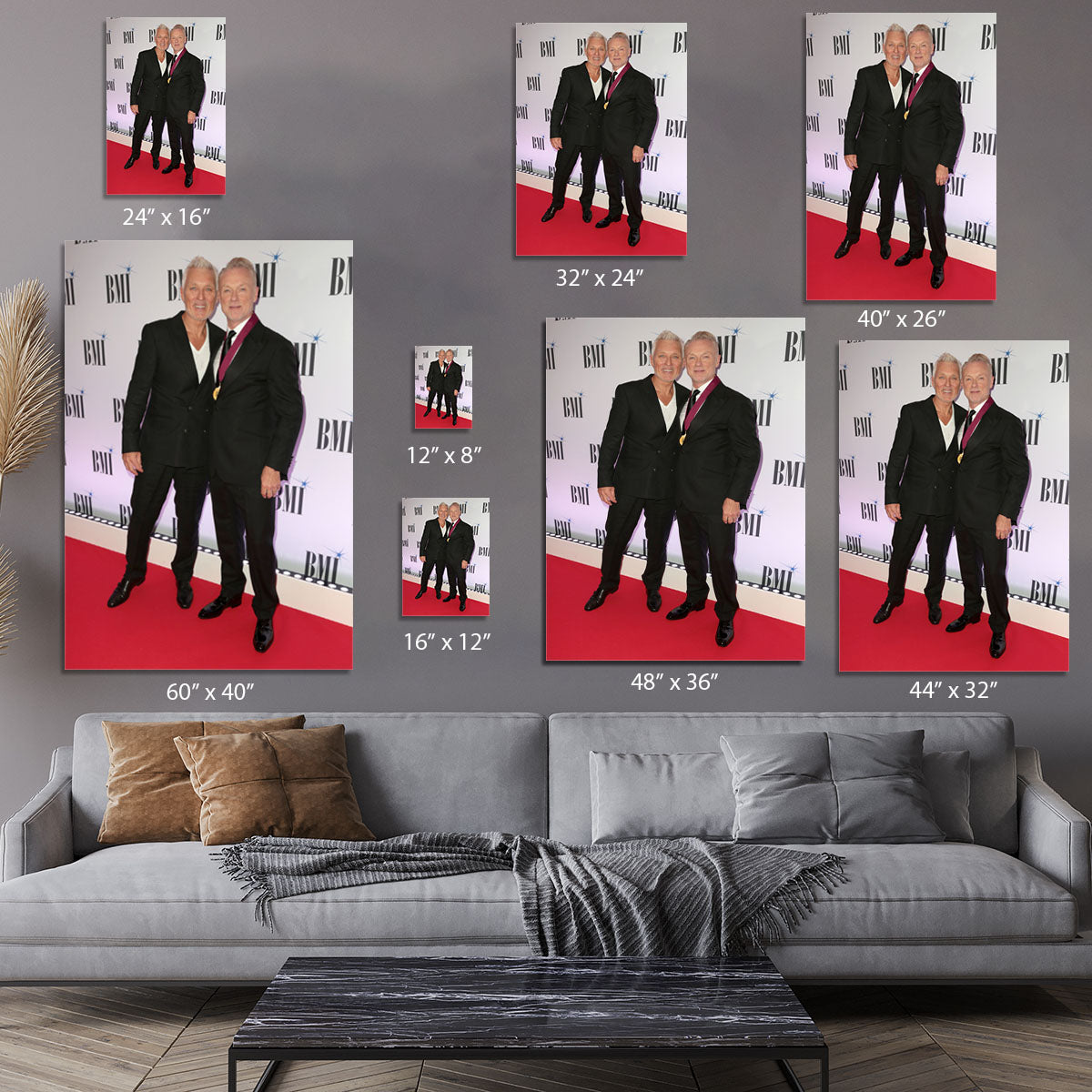 Martin Kemp and Gary Kemp Canvas Print or Poster - Canvas Art Rocks - 7