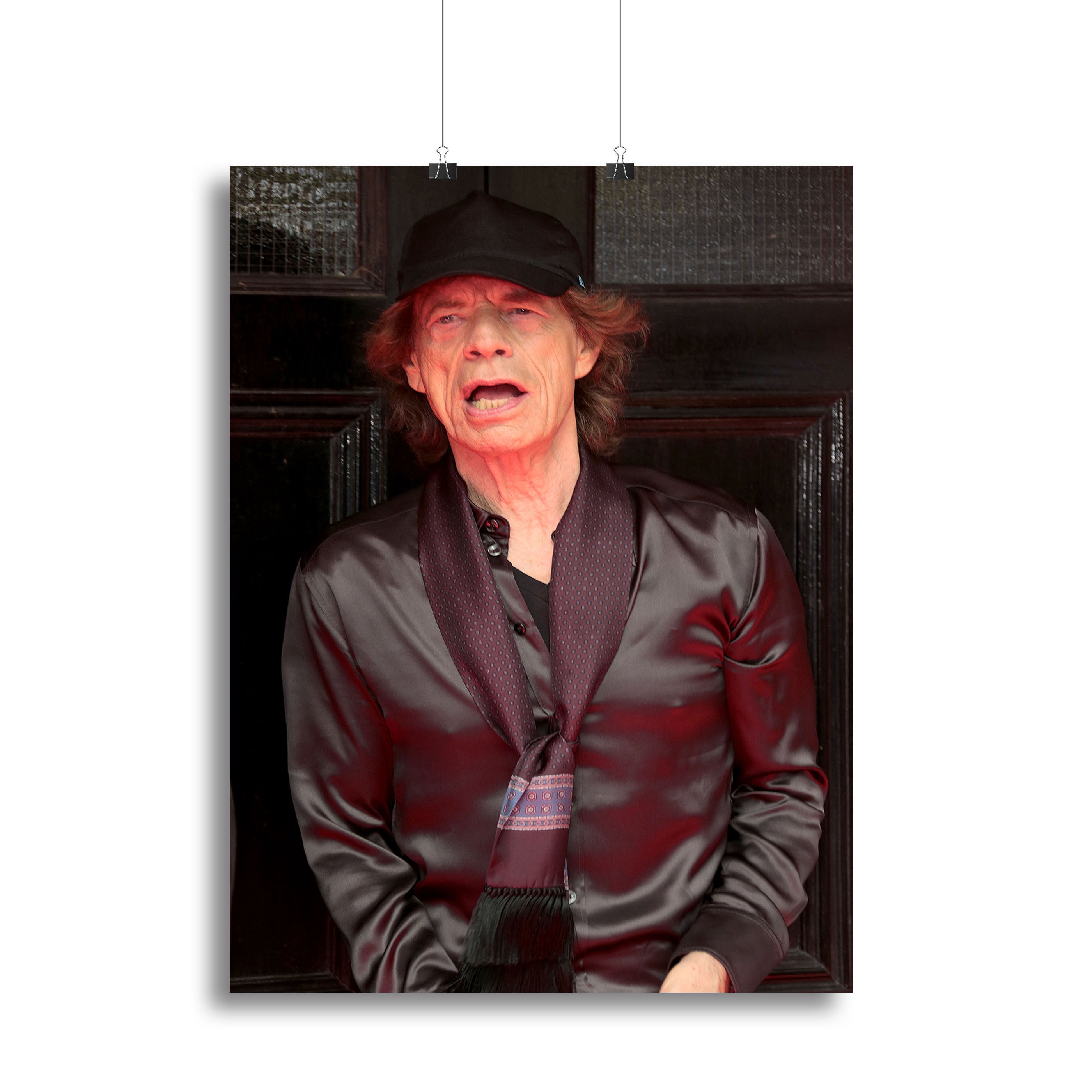 Mick Jagger Rolling Stones Hackney Diamonds launch event Canvas Print or Poster - Canvas Art Rocks - 2