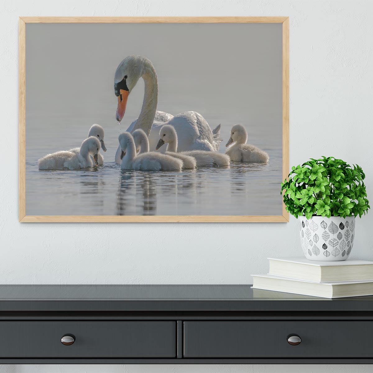 Mom is the whole world for babies. Framed Print - 1x - 4