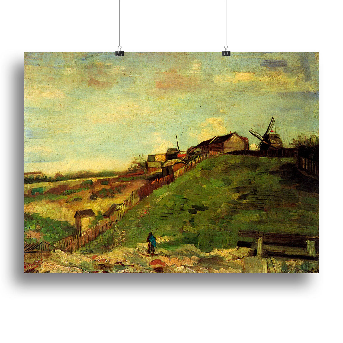 Montmartre Quarry the Mills by Van Gogh Poster - Unframed