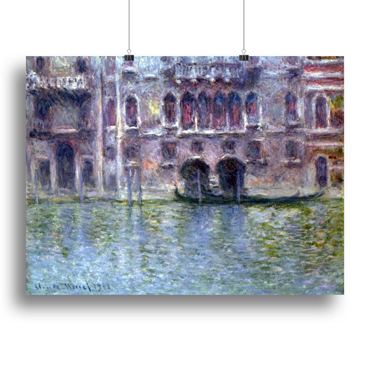 Palazzo da Mula Venice by Monet Poster - Unframed