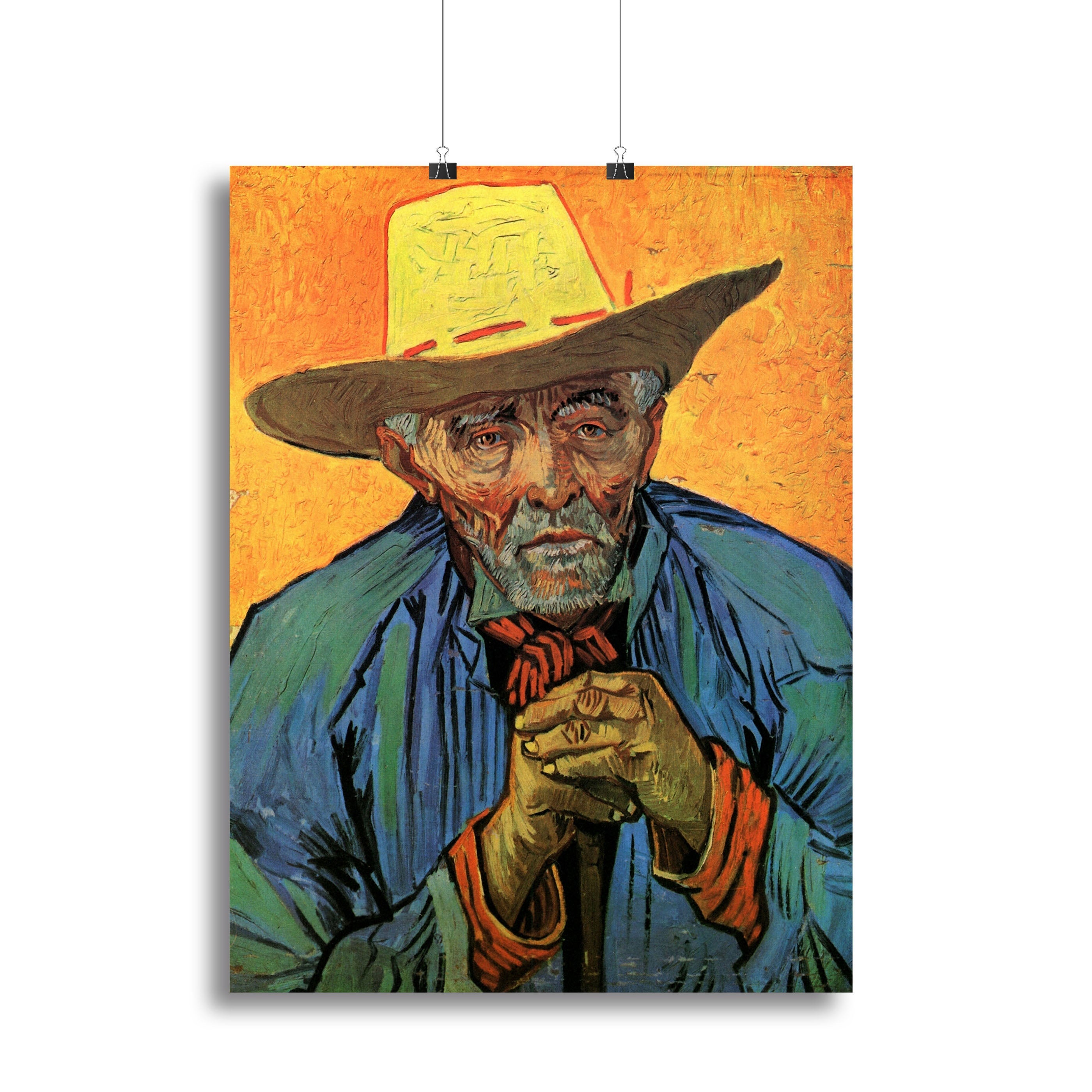 Portrait of Patience Escalier by Van Gogh Poster - Unframed