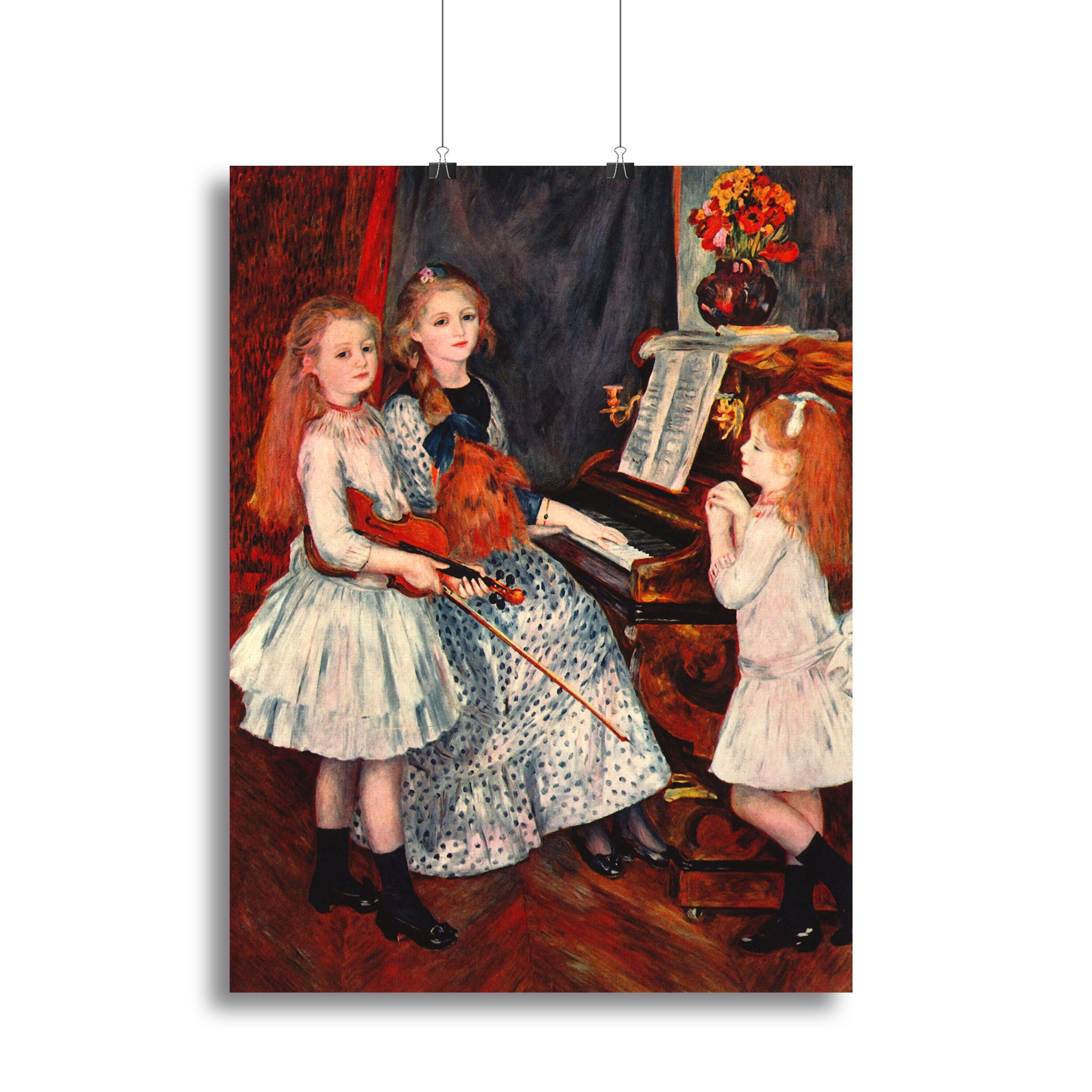 Portrait of the daughter of Catulle Mendes by Renoir Poster - Unframed