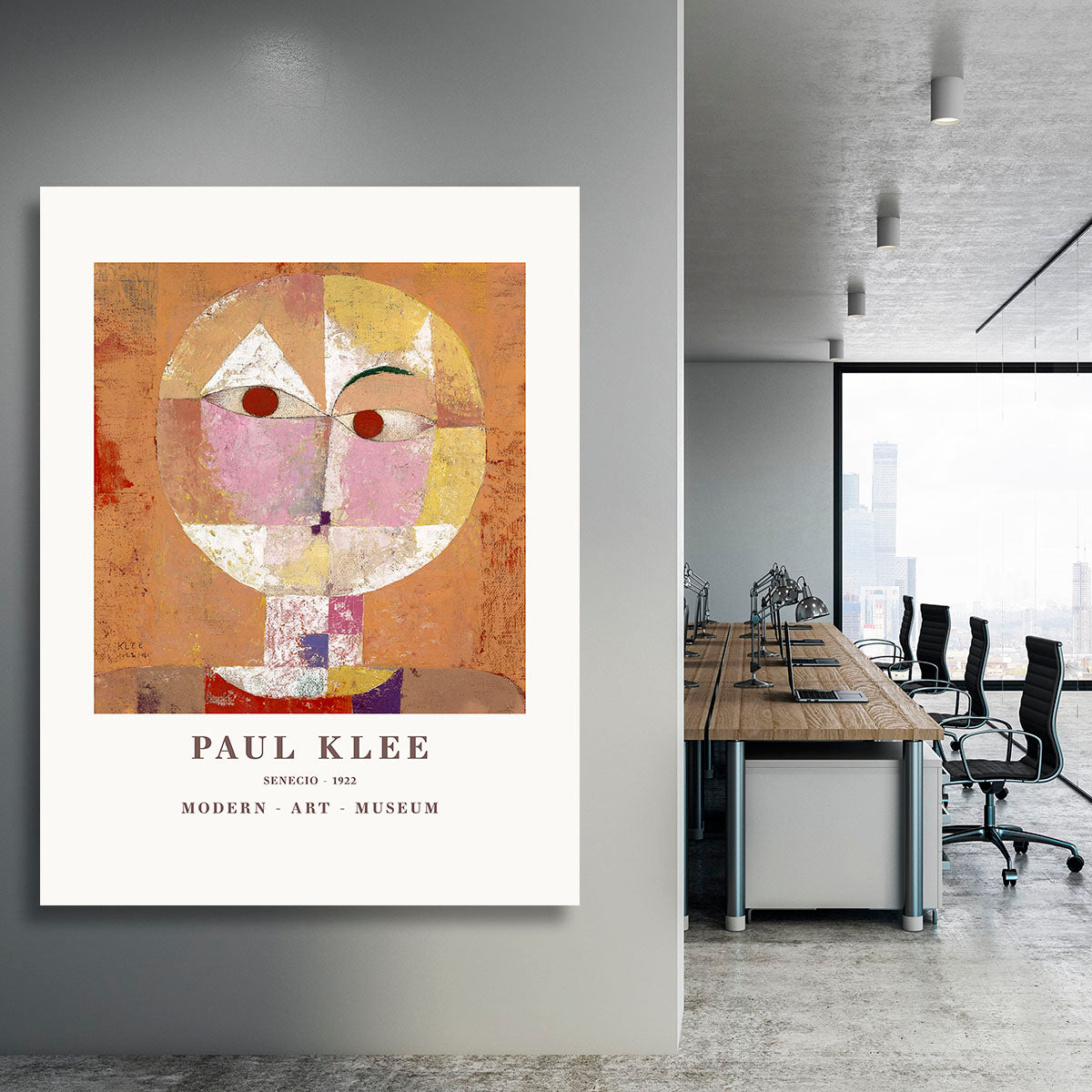 Senecio Baldgreis 1922 No.2 Canvas Print or Poster - Canvas Art Rocks - 3