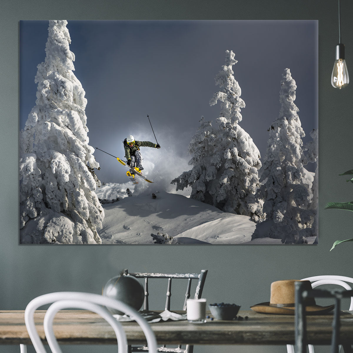 Ski is life Canvas Print or Poster - 1x - 3