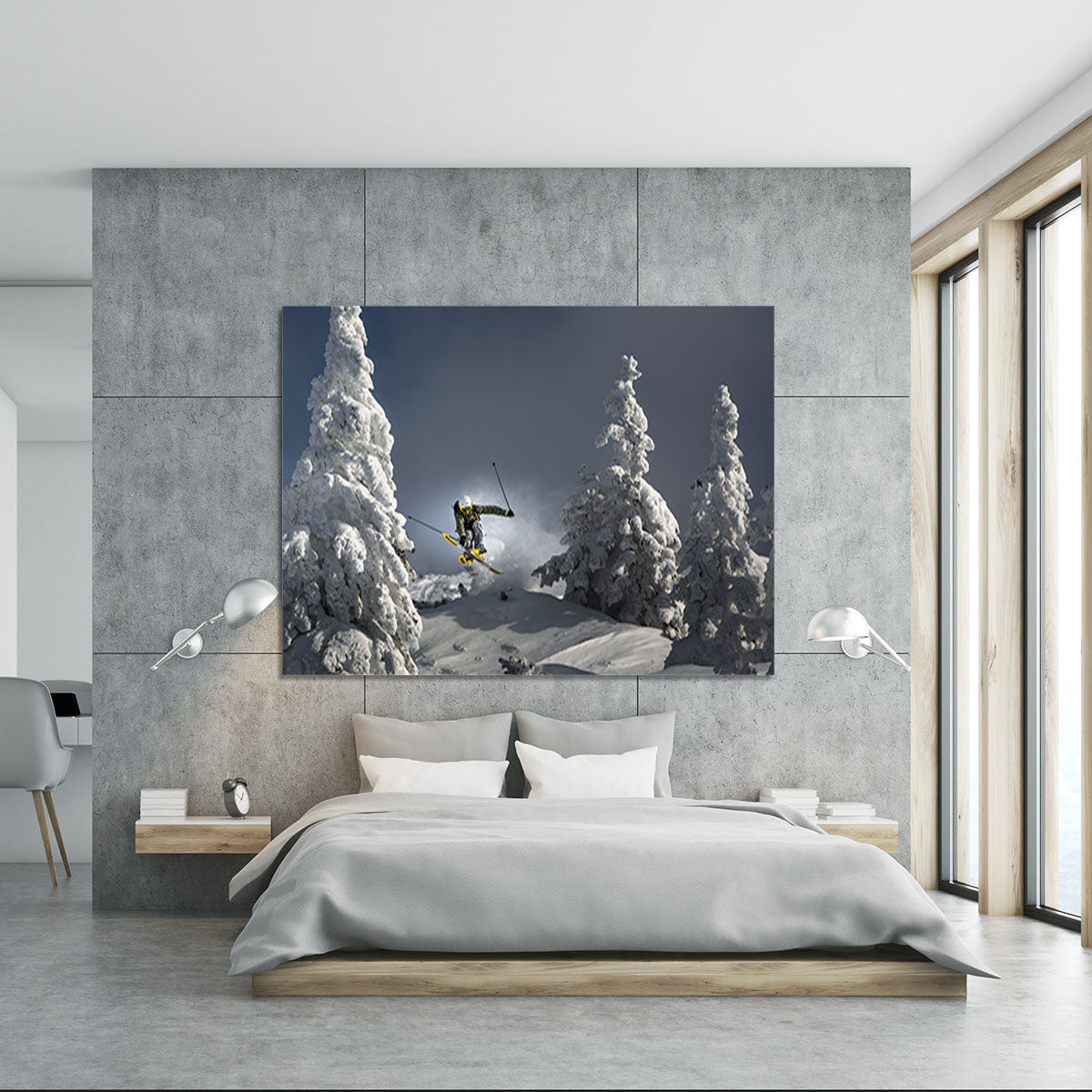 Ski is life Canvas Print or Poster - 1x - 5