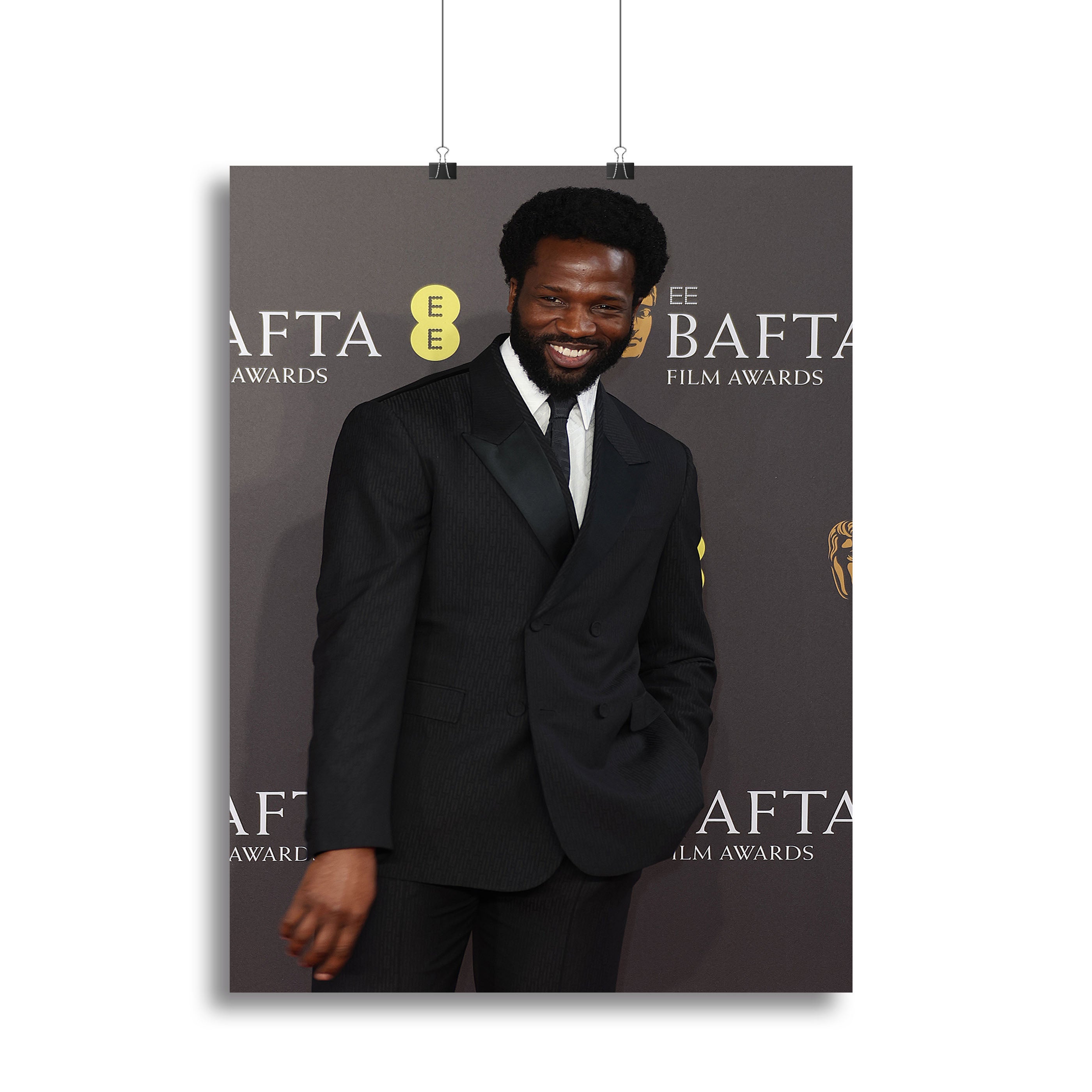 Sope Dirisu at the Baftas Canvas Print or Poster - Canvas Art Rocks - 2