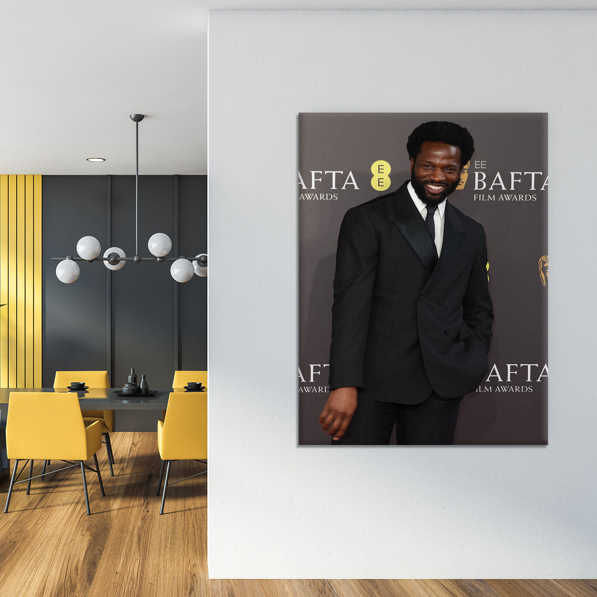 Sope Dirisu at the Baftas Canvas Print or Poster - Canvas Art Rocks - 4