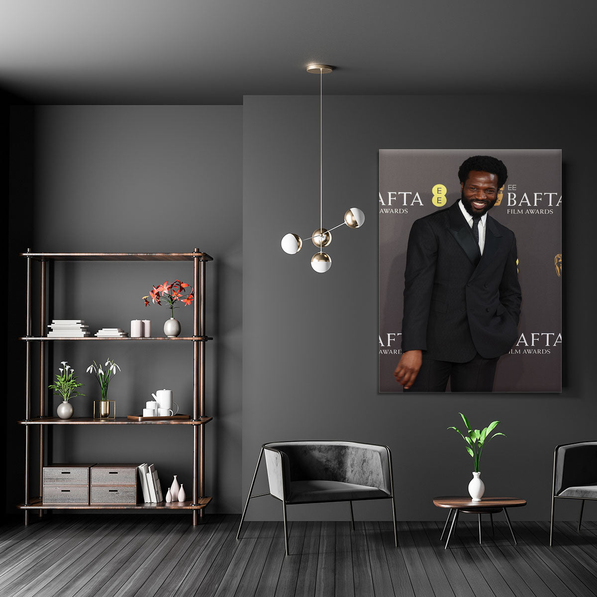 Sope Dirisu at the Baftas Canvas Print or Poster - Canvas Art Rocks - 5