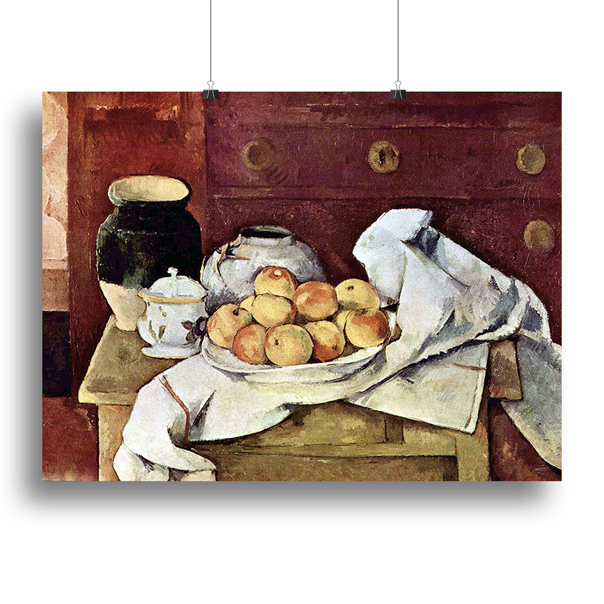 Still Life by Cezanne Poster - Unframed
