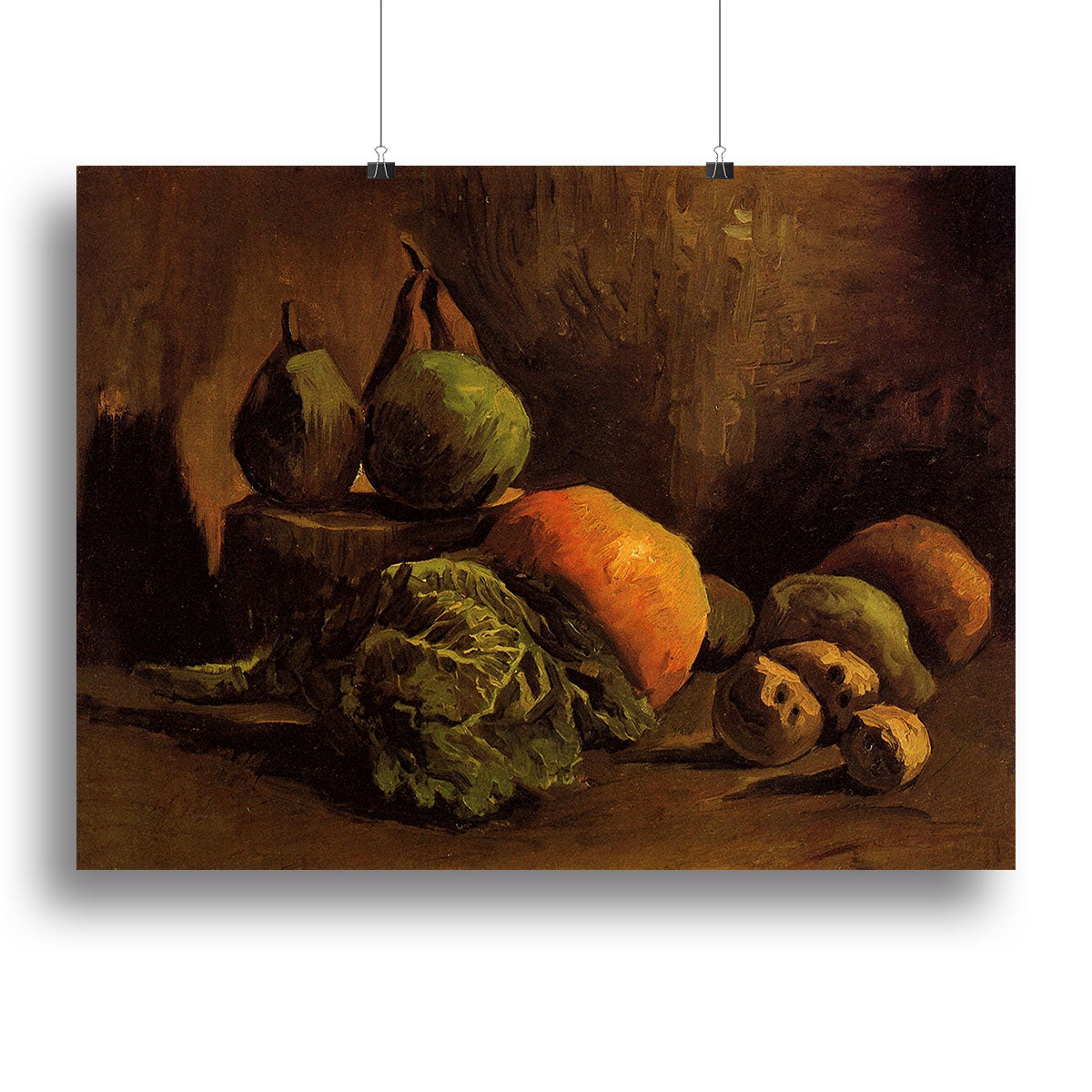 Still Life with Vegetables and Fruit by Van Gogh Poster - Unframed