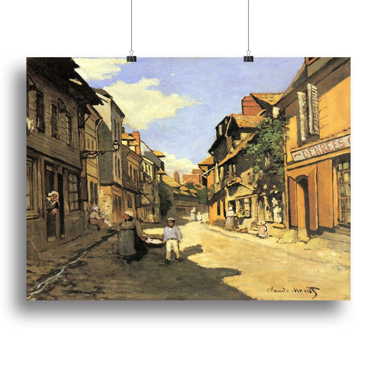 Street of Bavolle 2 by Monet Poster - Unframed