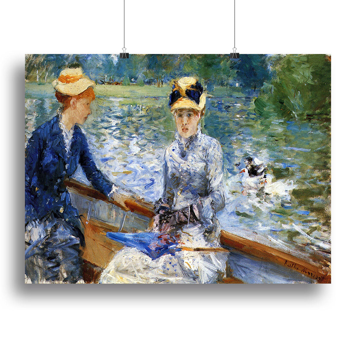 Summer day by Renoir Poster - Unframed