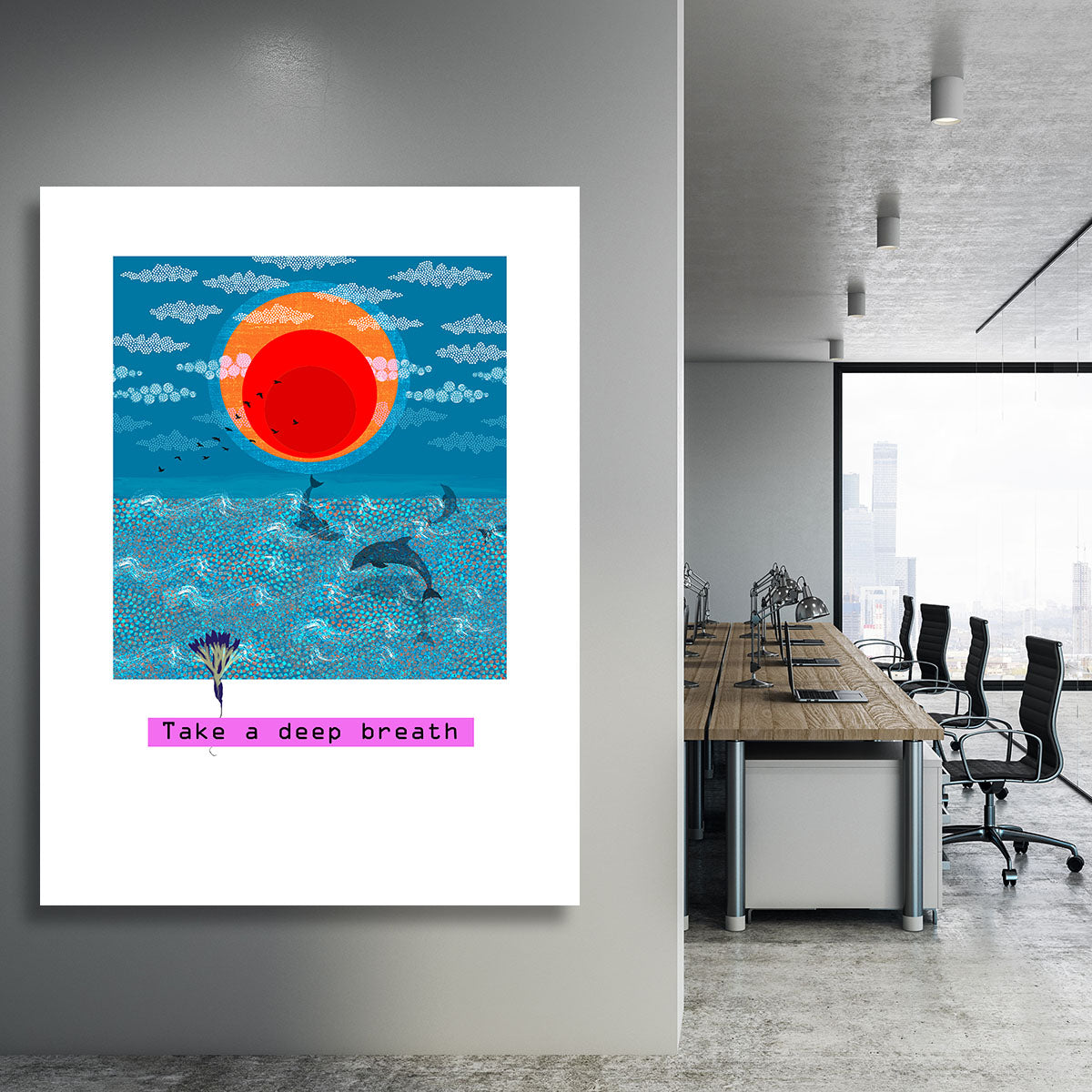 Take a deep breath Canvas Print or Poster - 1x - 3